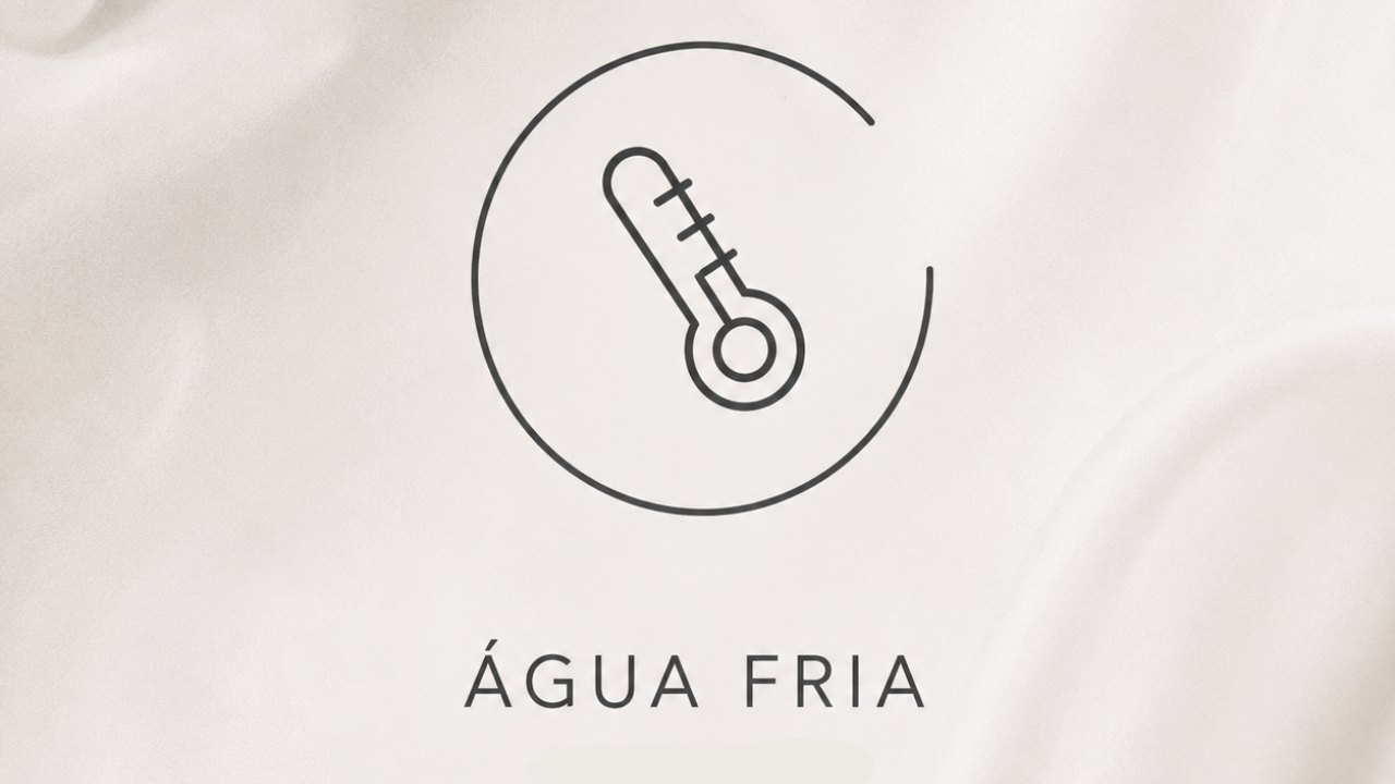 Instruções de Temperatura da Água