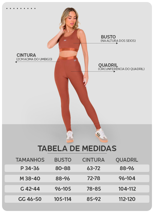 Tabela de Medidas