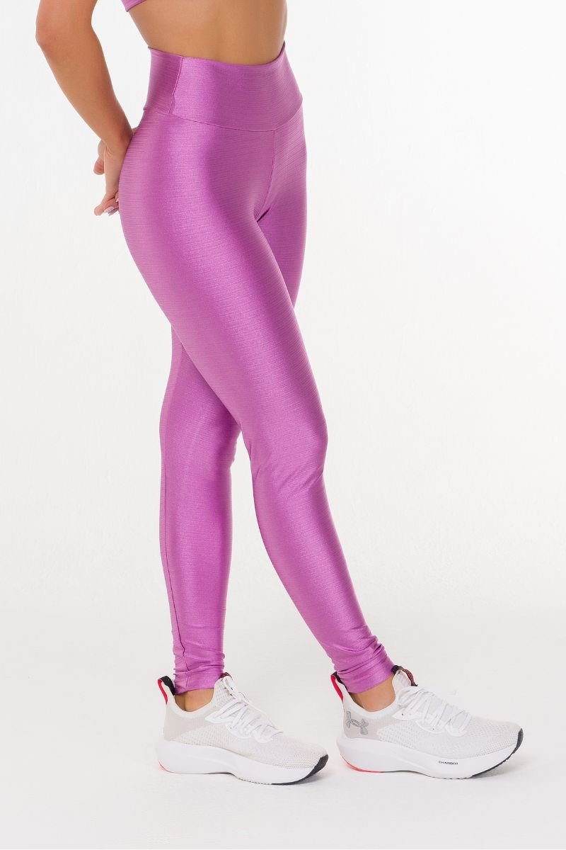 Legging Fintess Alta Elasticidade Glow Mauve