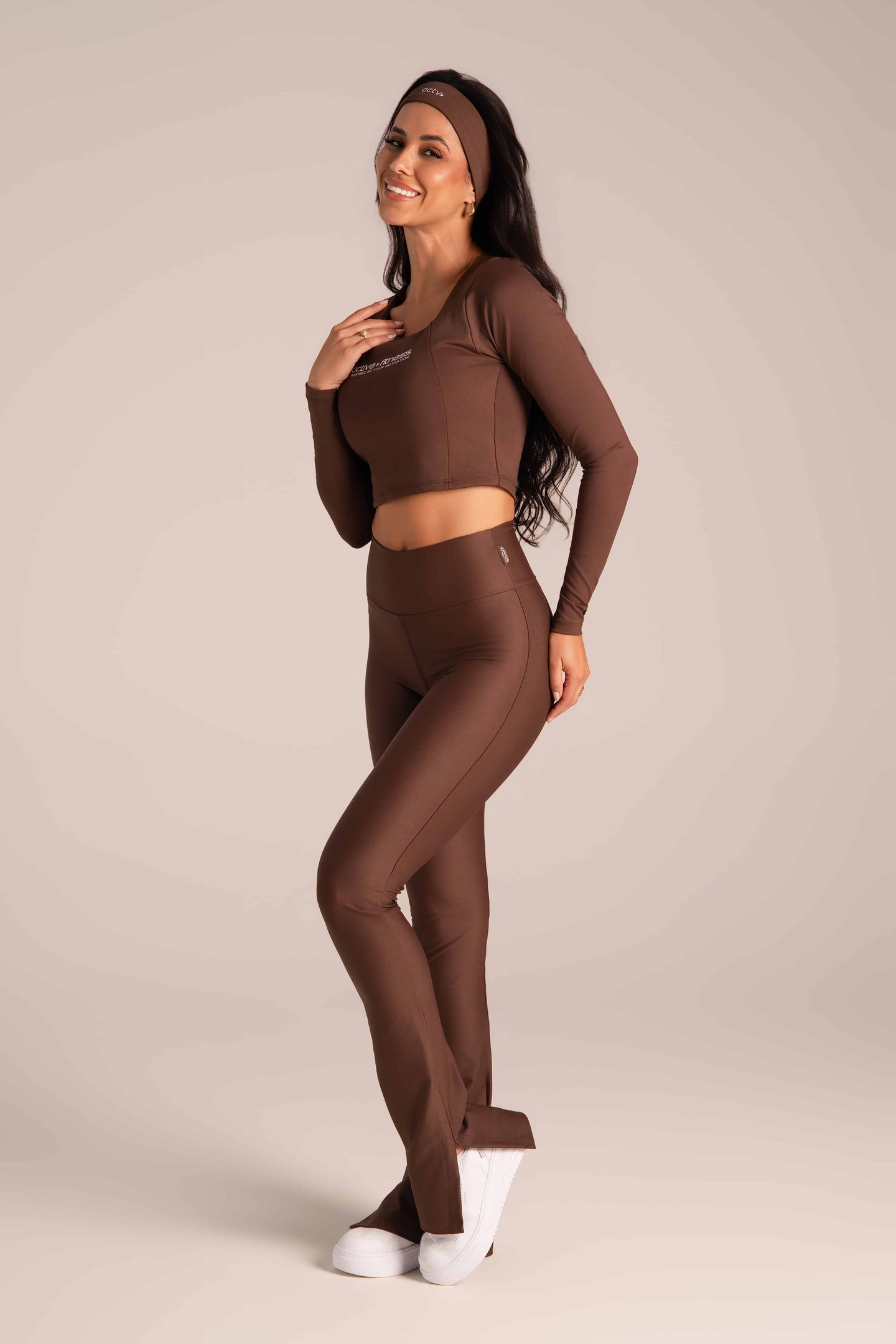 Calça Fler Long Cintura Alta Com Fenda Expresso