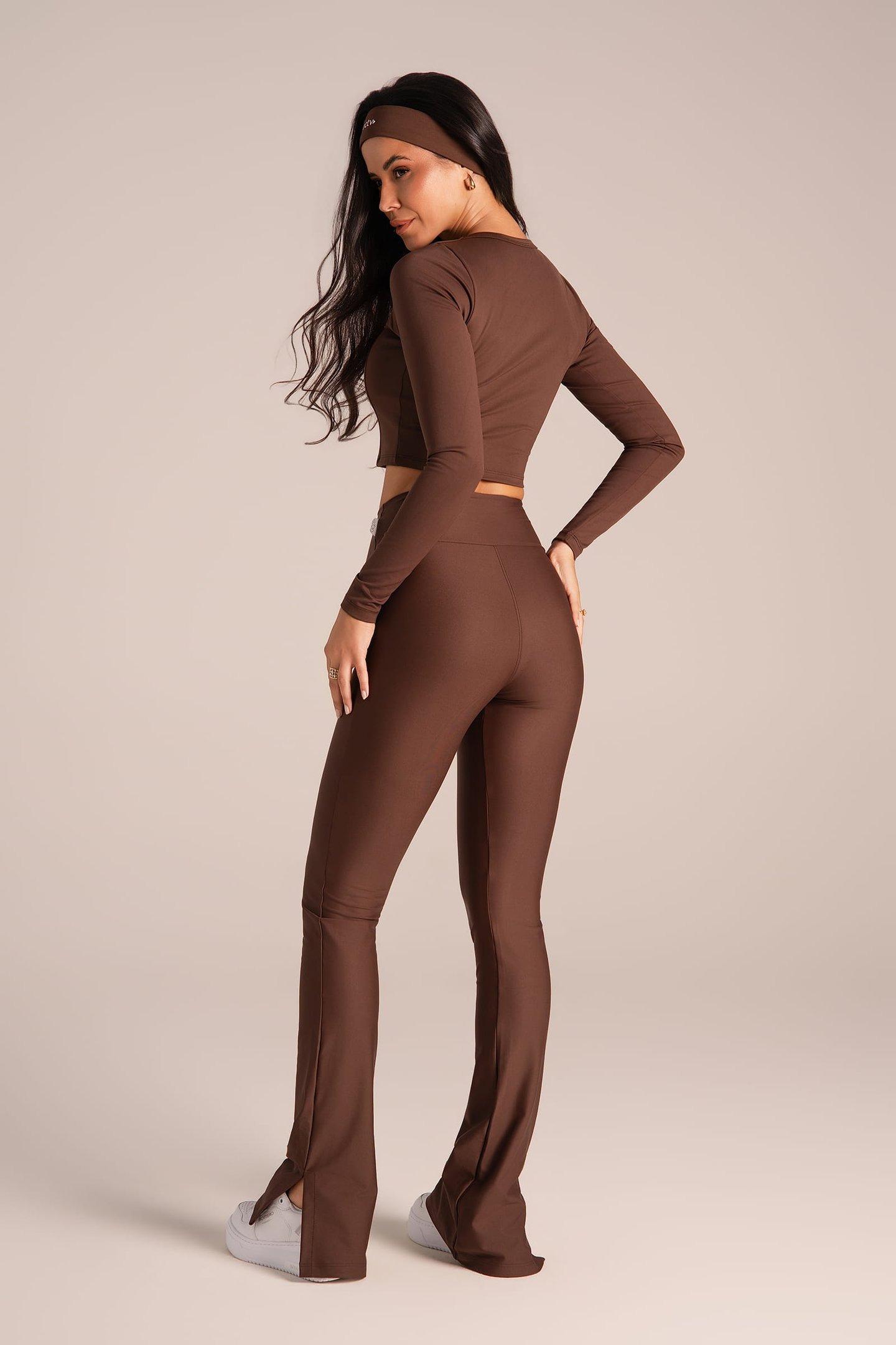 Calça Fler Long Cintura Alta Com Fenda Expresso