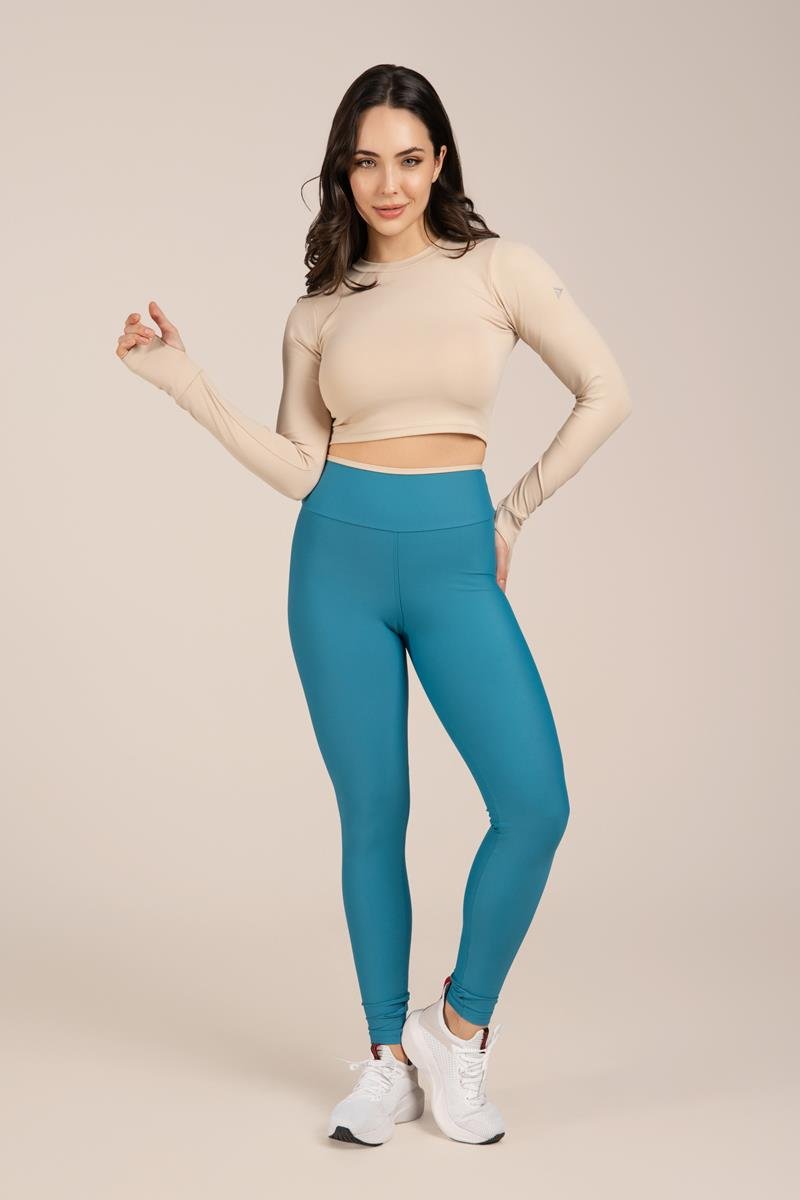 Legging Fitness Cós Duplo Bicolor Atlantis|duna