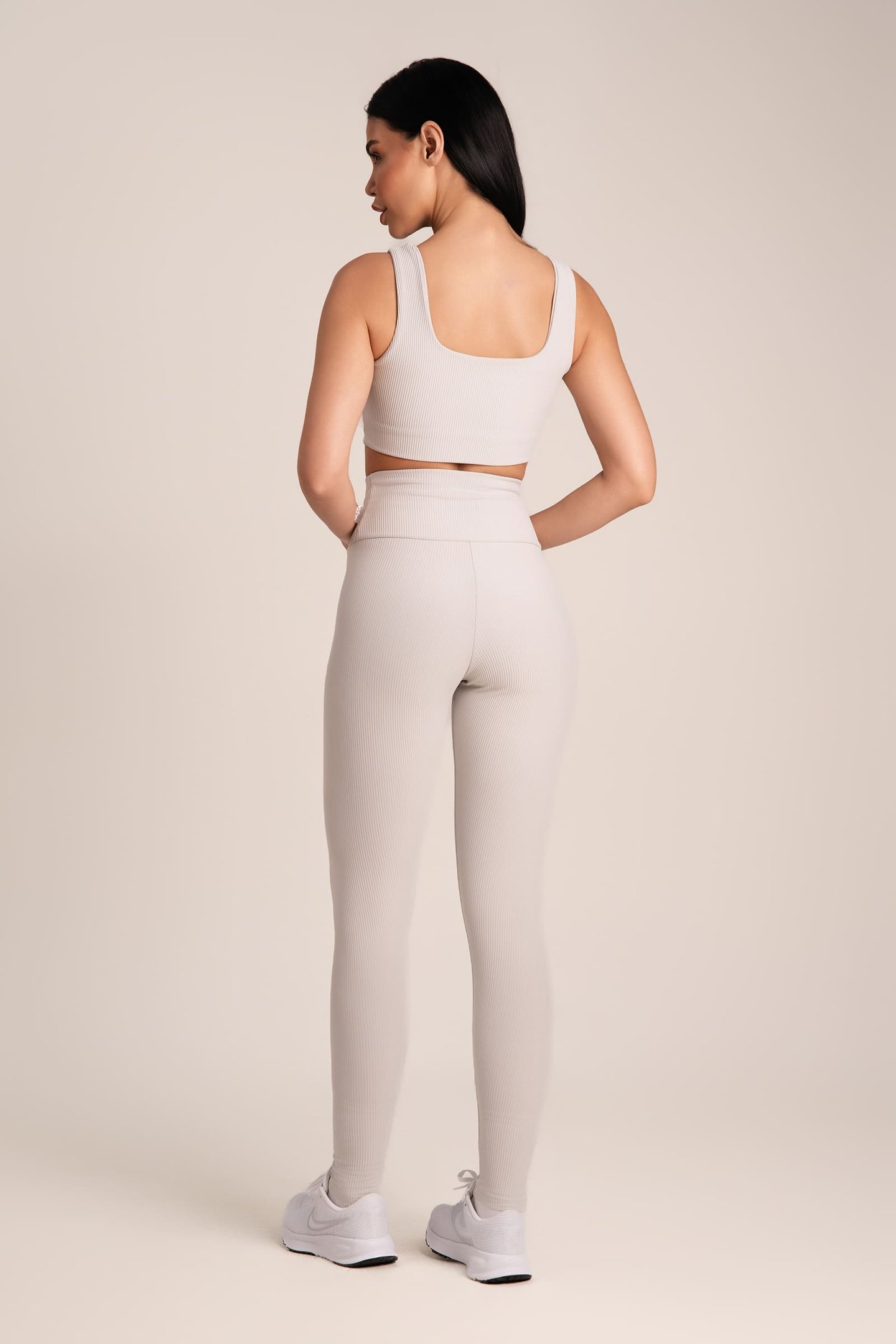 Legging Fitness Canelada Alta Compressão Ventania