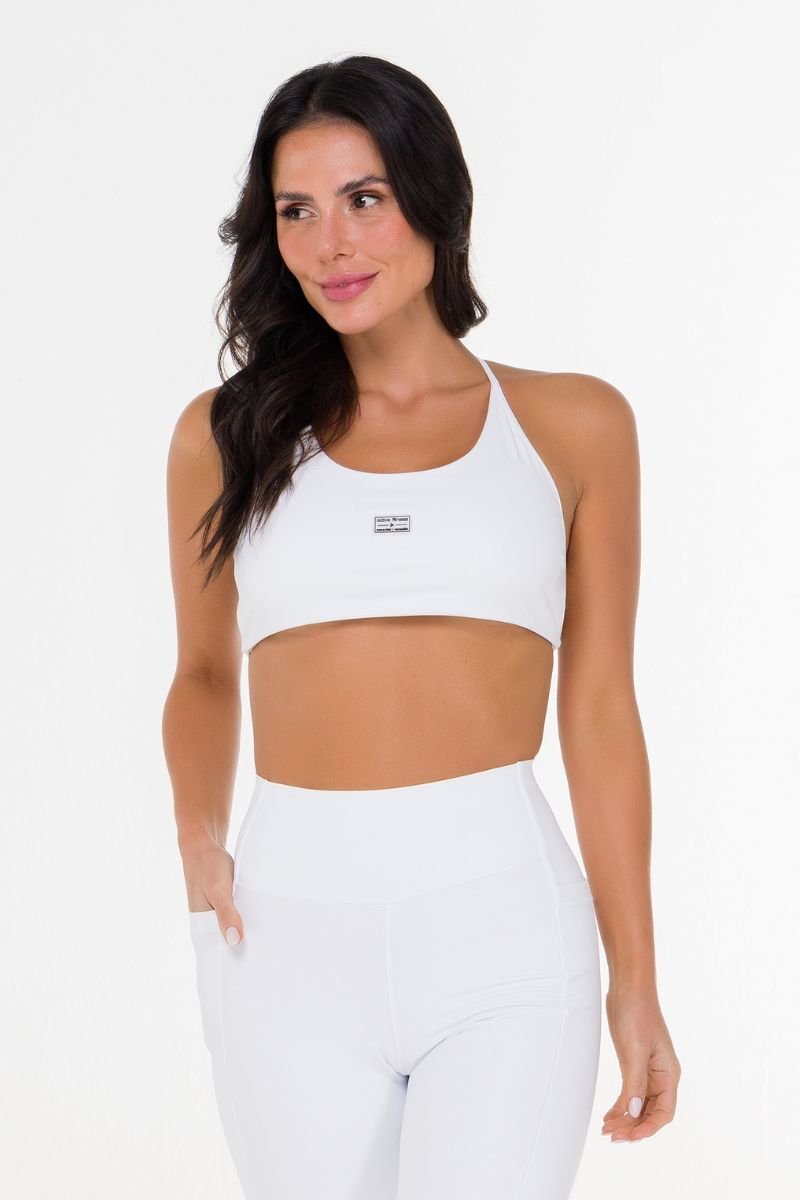 Top Slip Costas Abertas Branco
