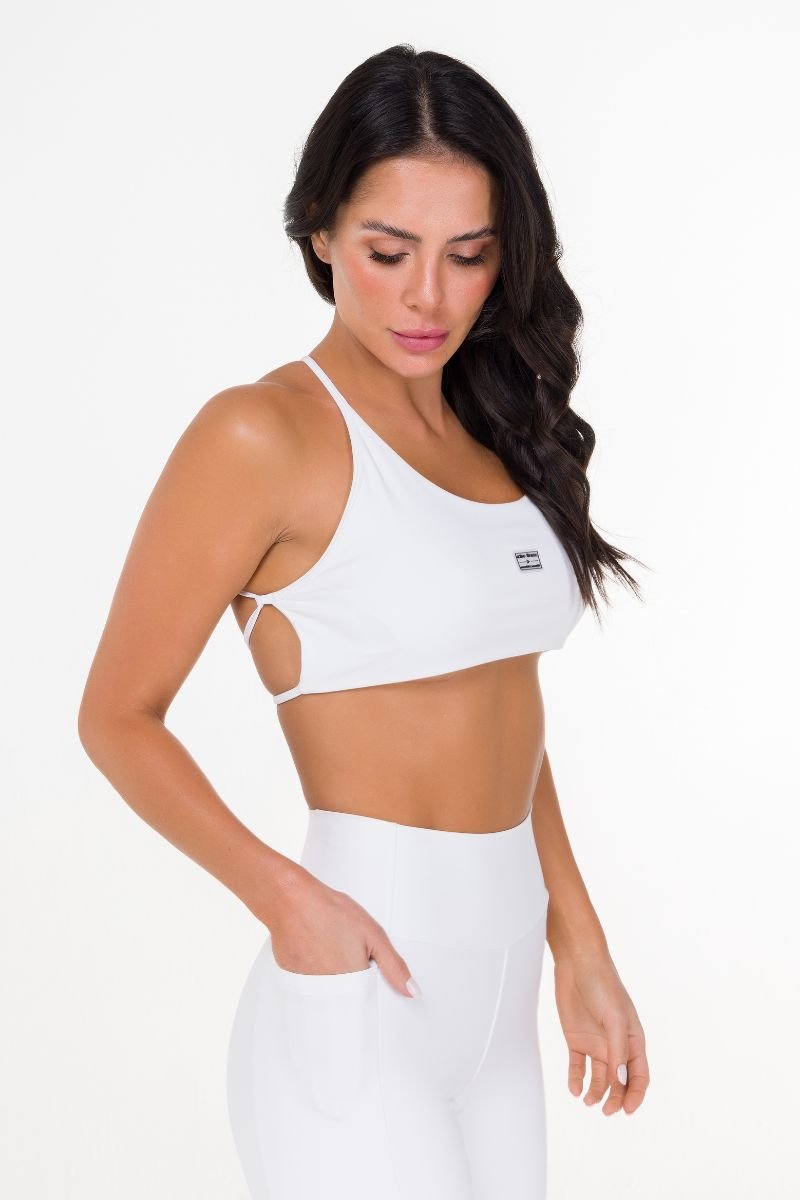 Top Slip Costas Abertas Branco