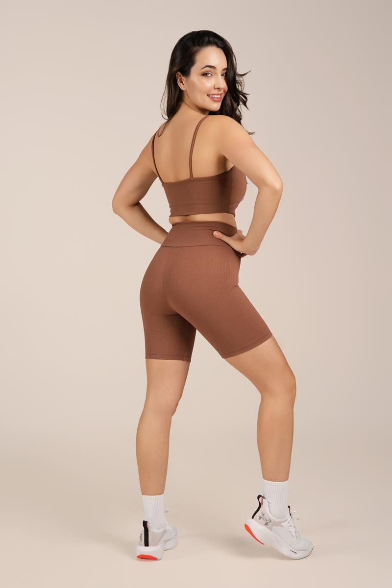 TOP FAIXA YORK Marrom Café