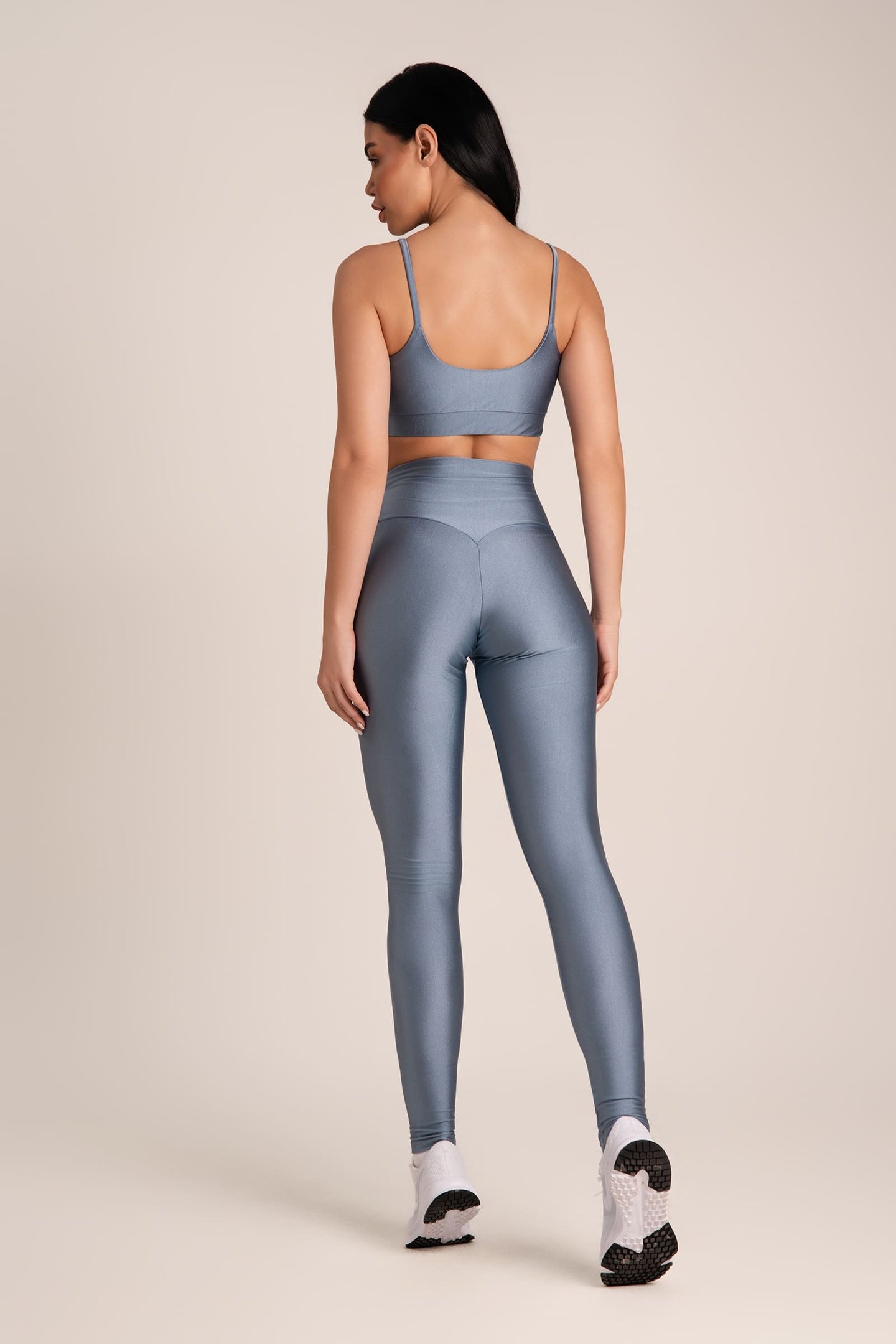 Top básico alcinha cirrê power Wind Blue