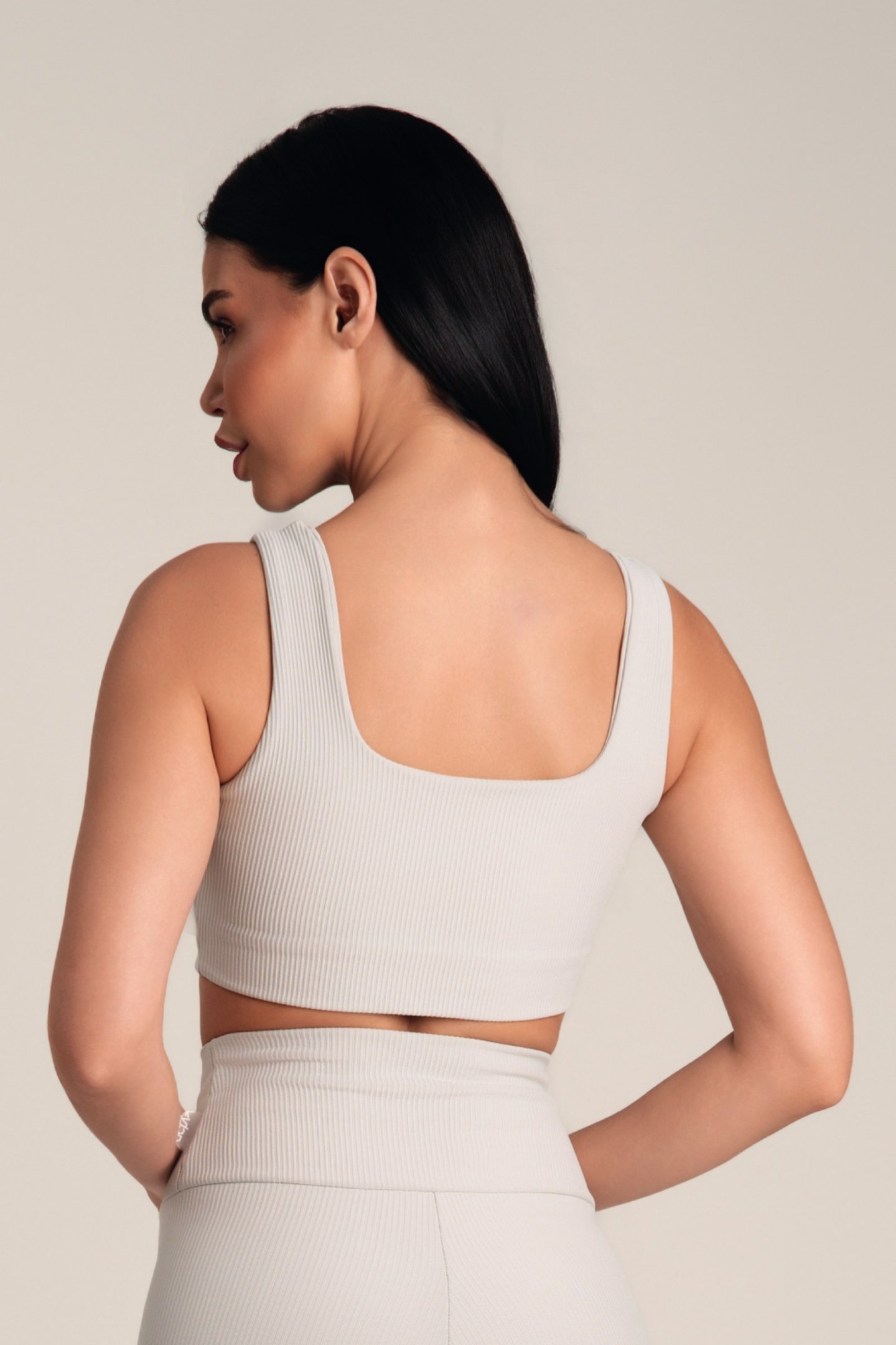 Top Fitness Regata Canelado Bojo Removível Ventania