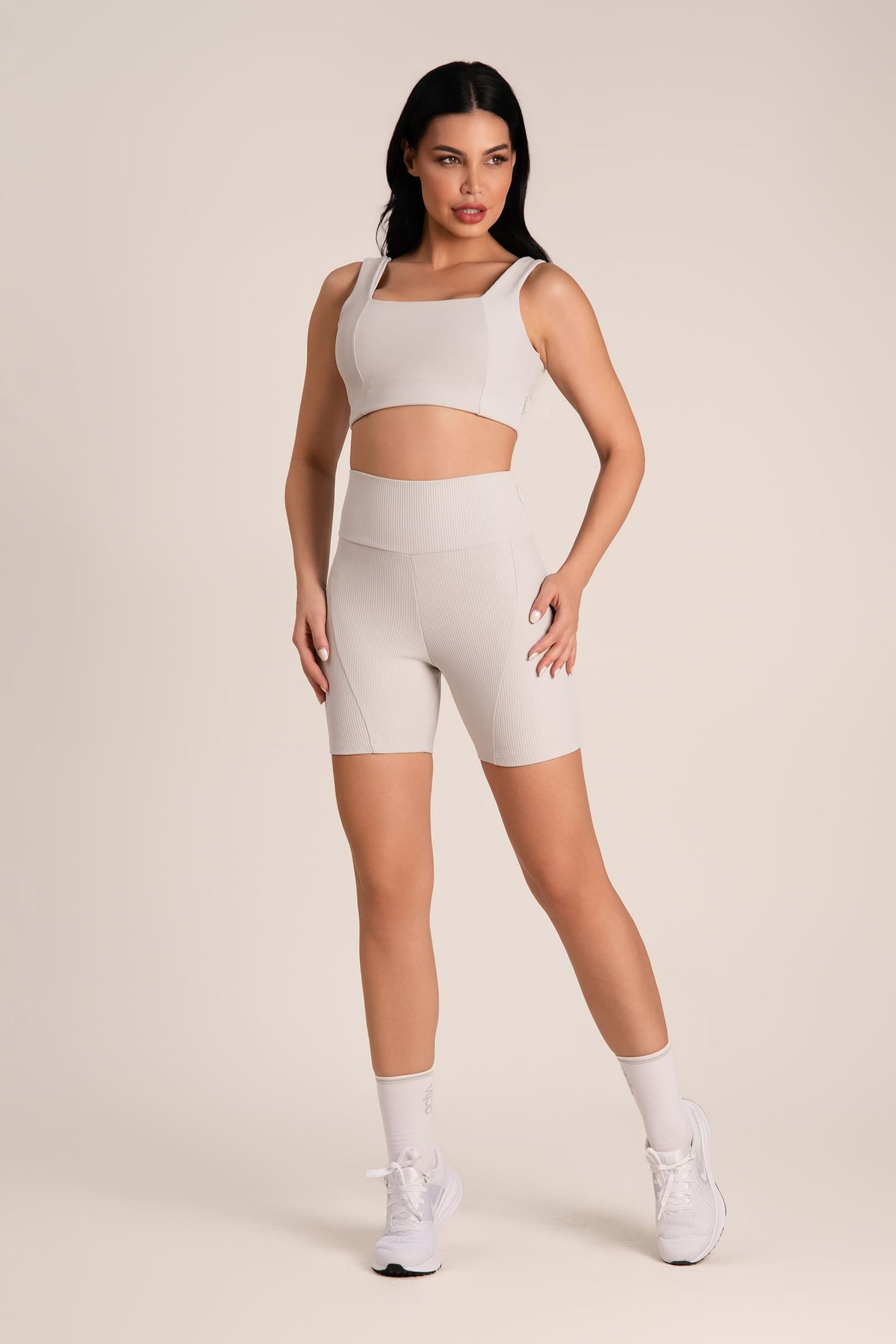 Top Fitness Regata Canelado Bojo Removível Ventania