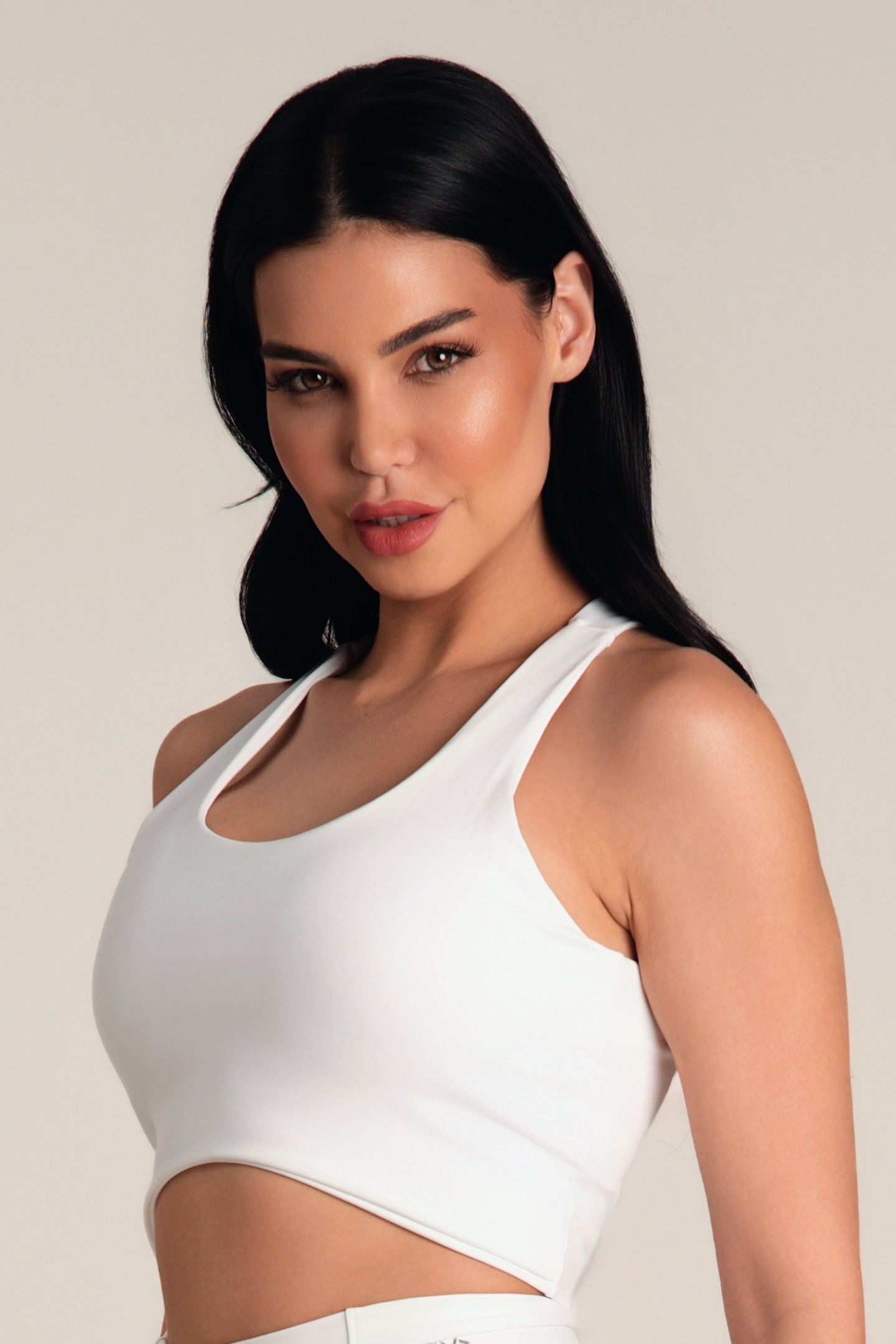 Top Feminino Fitness Alteres Branco