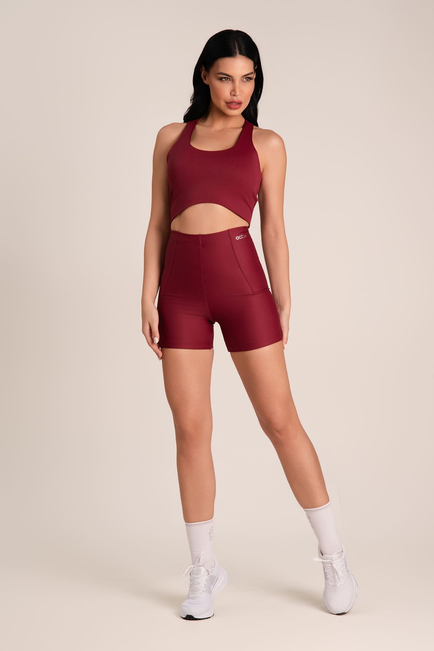 Top Feminino Fitness Alteres Rouge