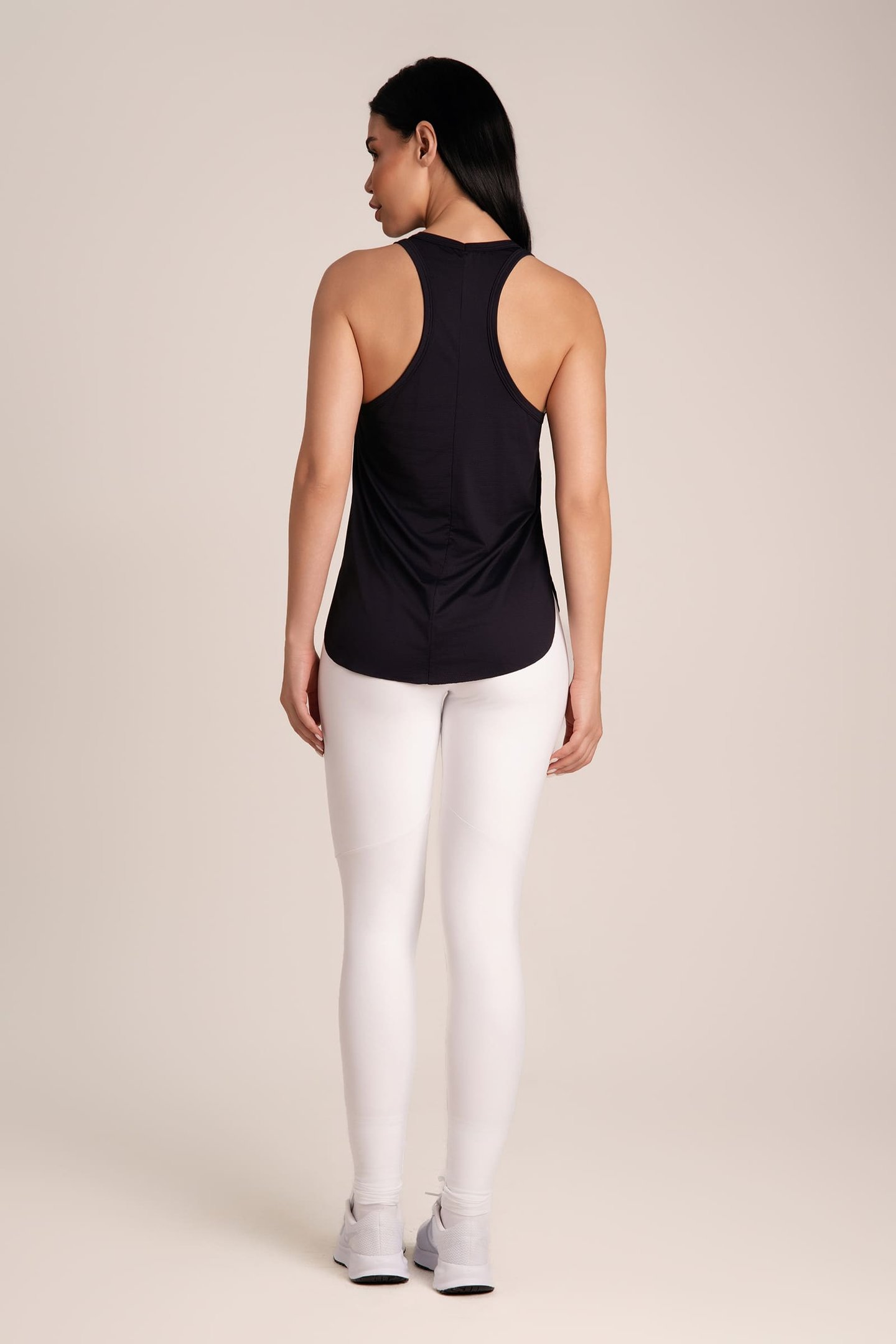 Regata Feminina Dry Fit Alongada Preto