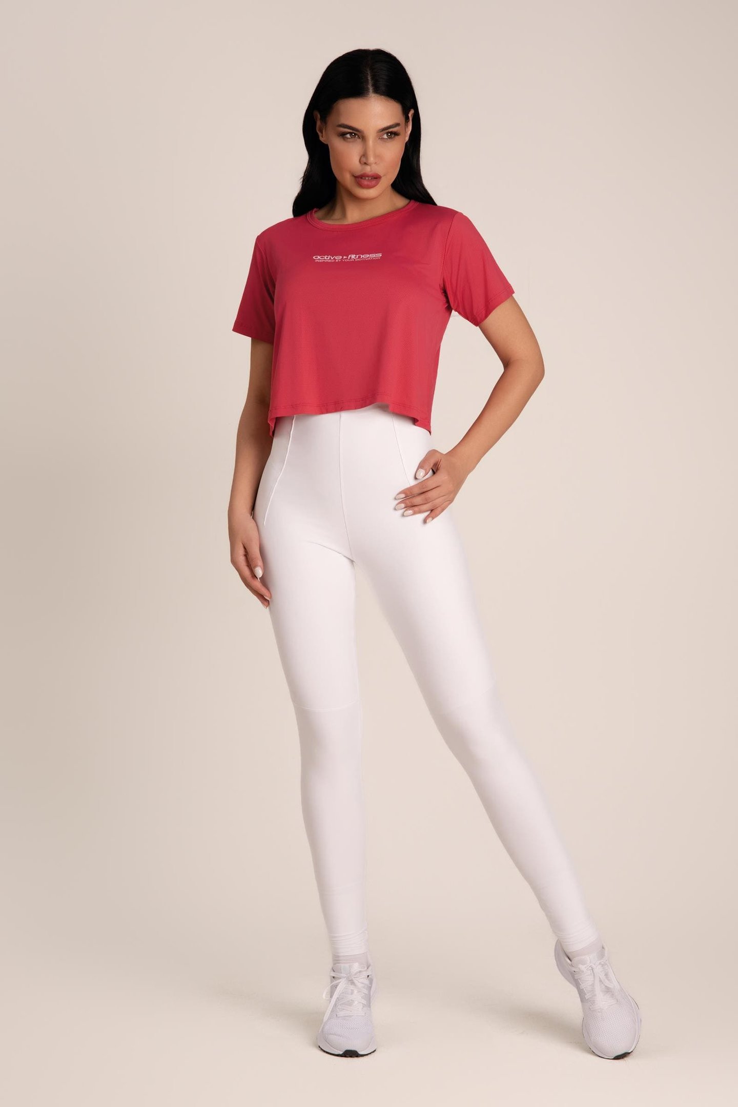 Cropped Dry Fit Cereja