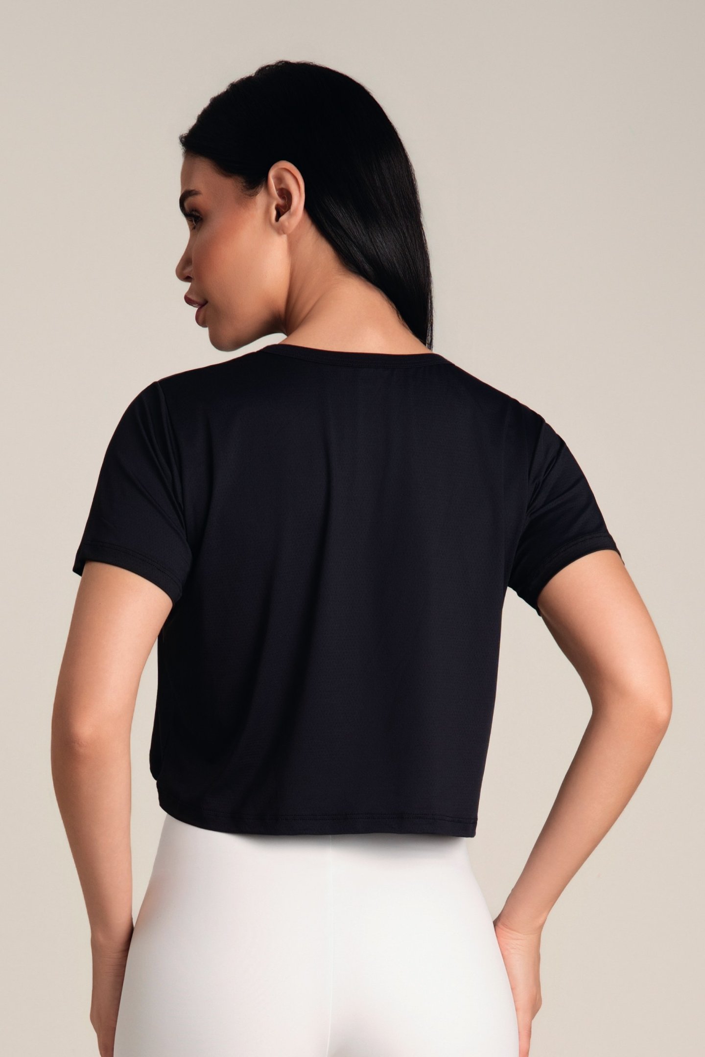 Cropped Dry Fit Preto