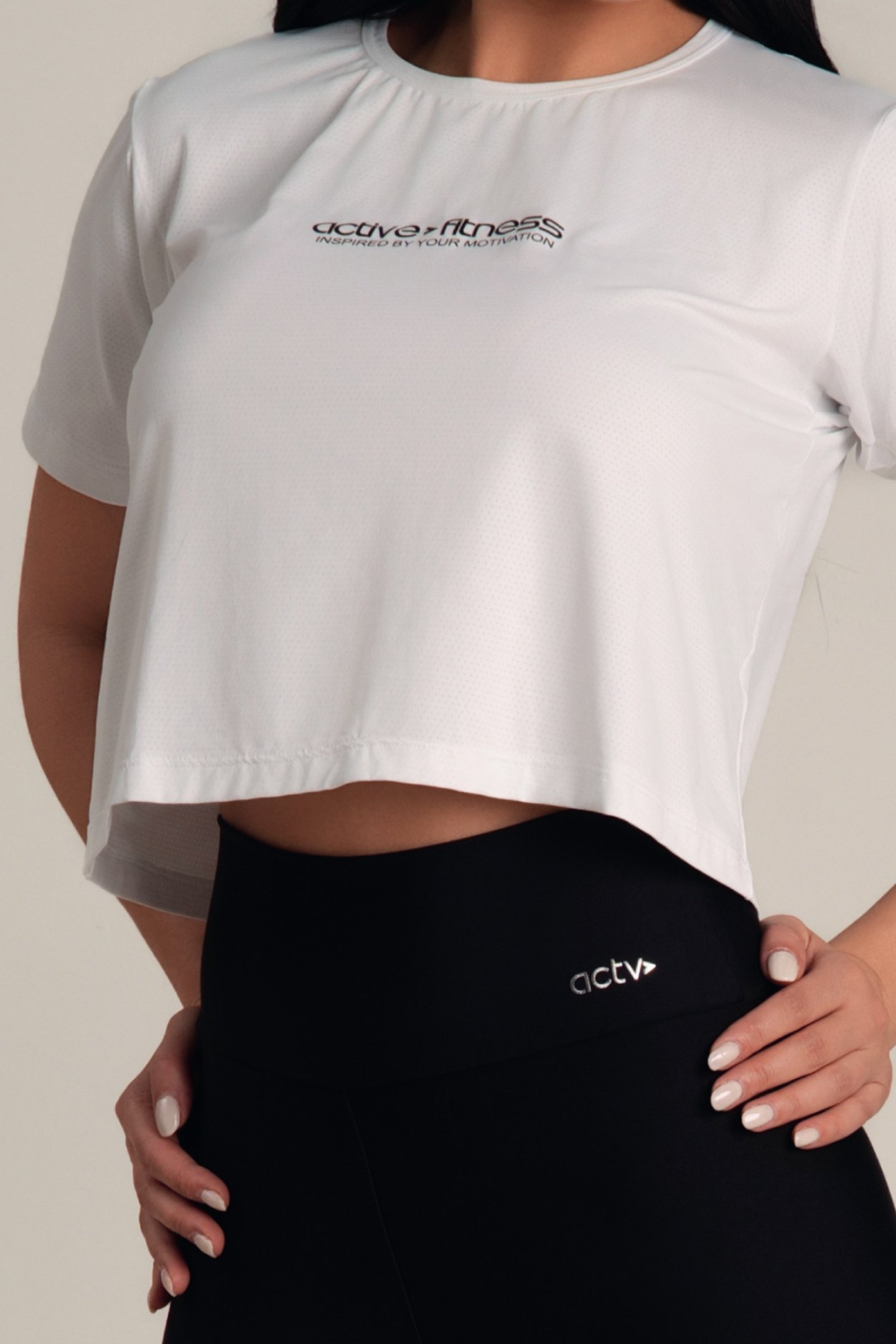 Cropped Dry Fit Branco