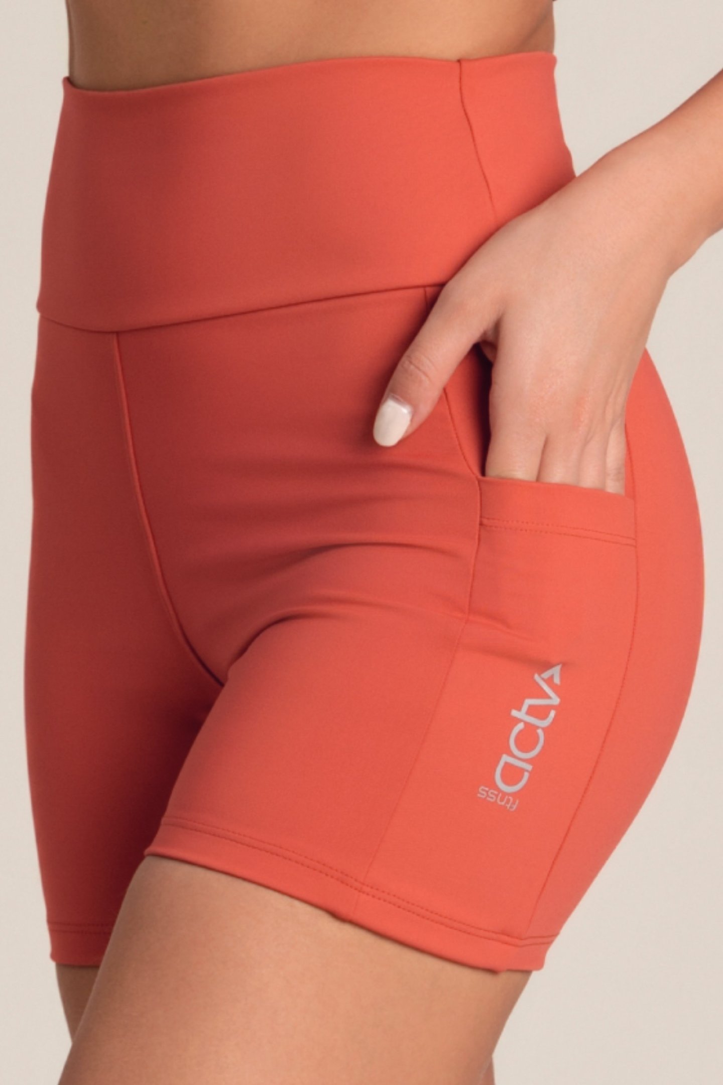 Short De Corrida Com Bolso Batton