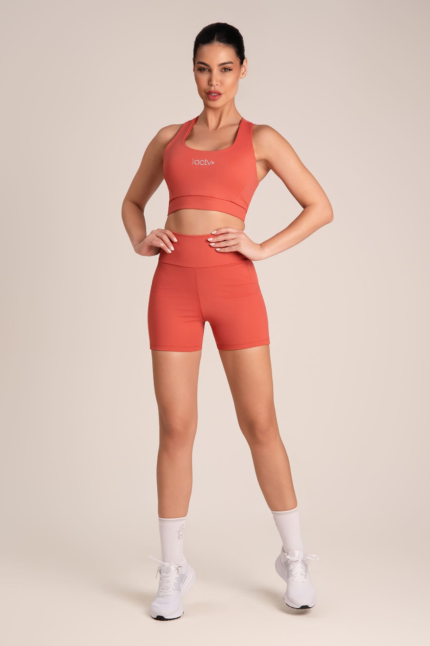 Short De Corrida Com Bolso Batton