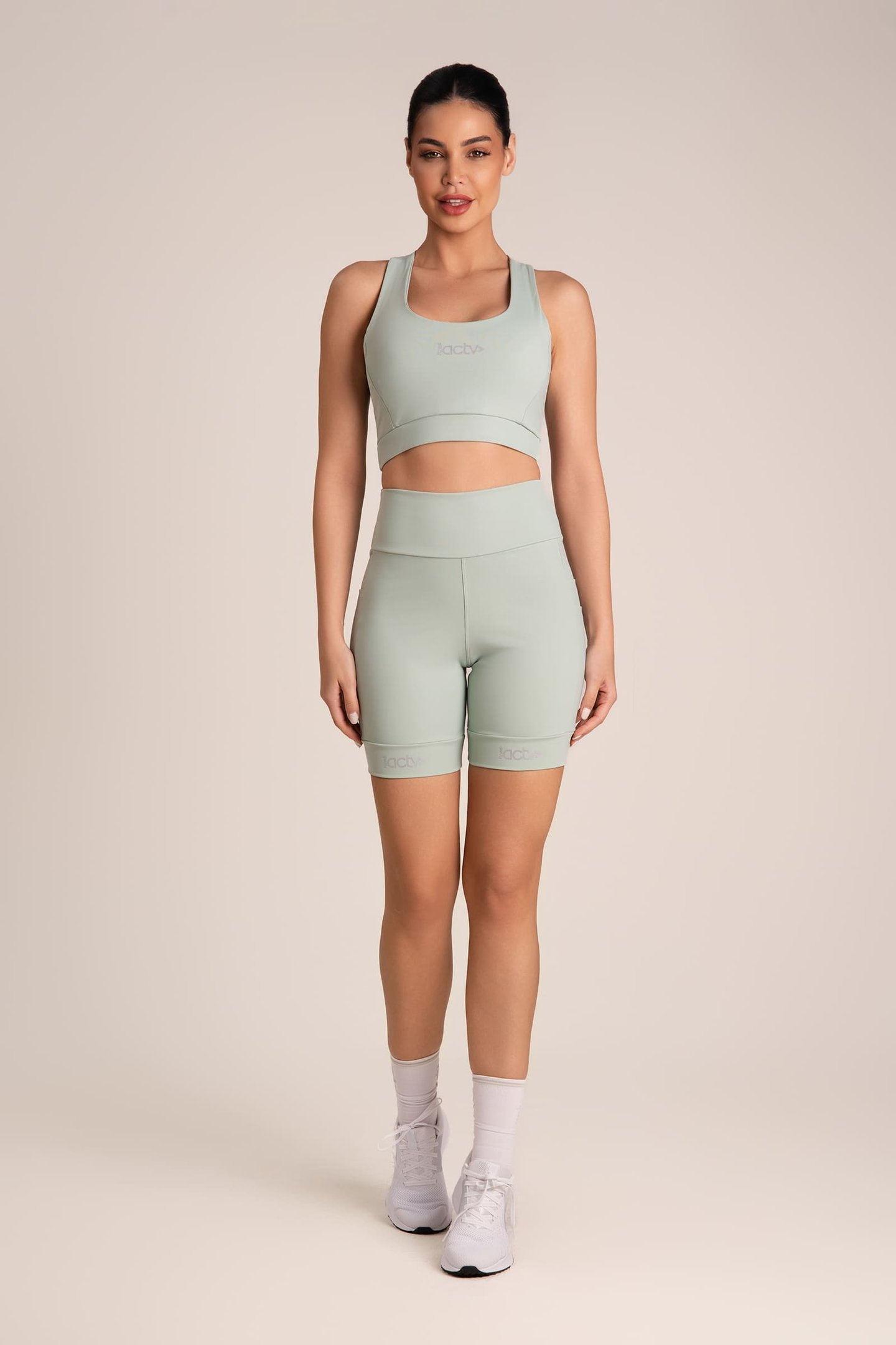 Short De Corrida Dois Bolsos Teos