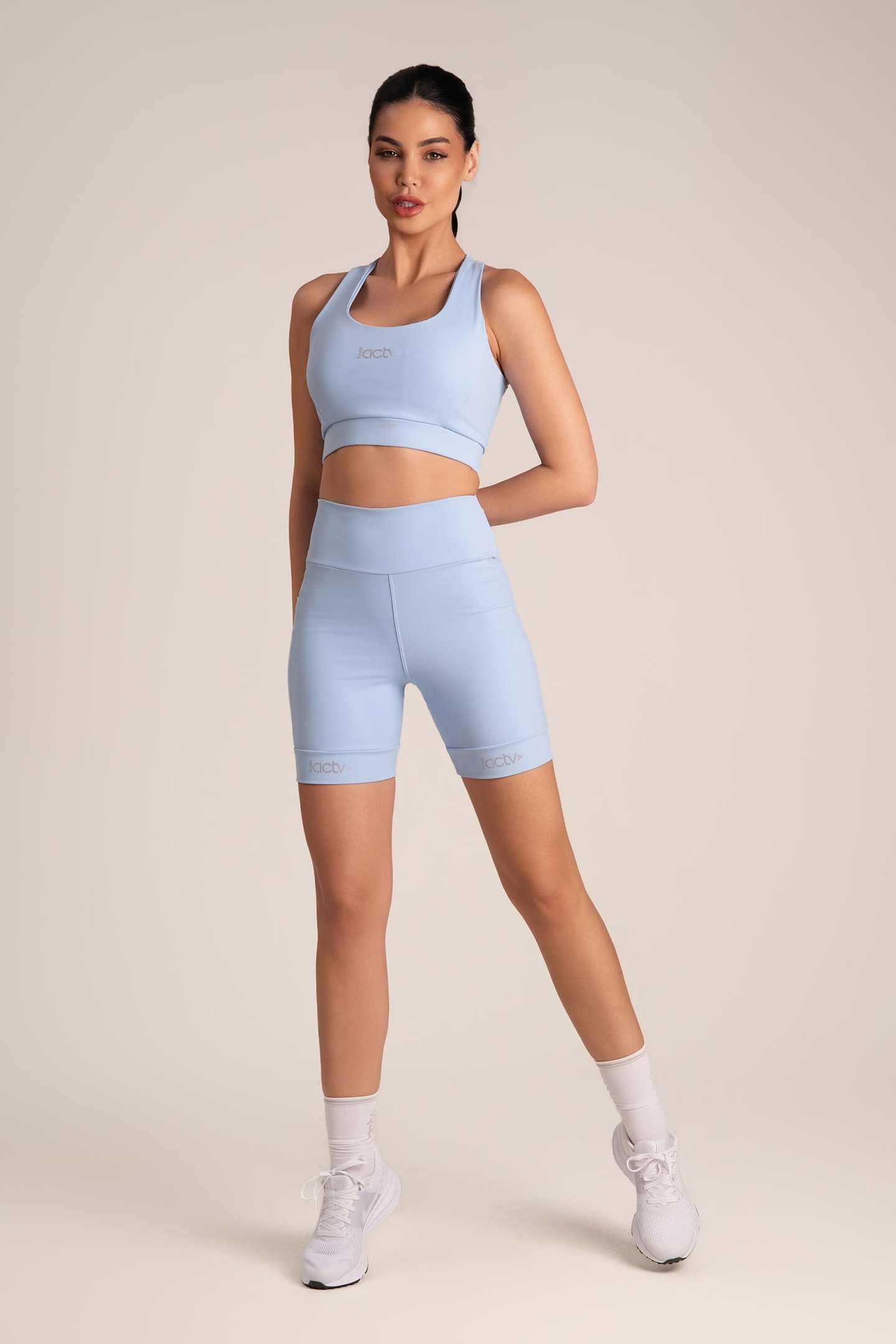 Short De Corrida Dois Bolsos Acquarius