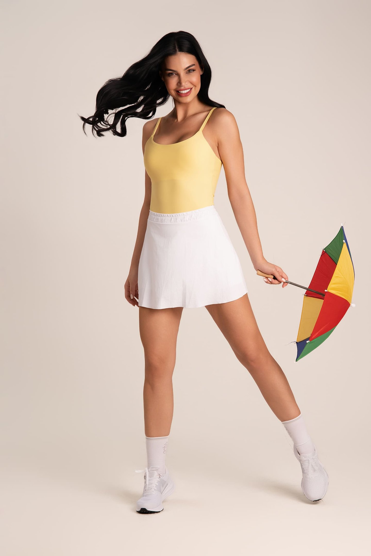 Short Saia Beach | Padel Dryfit Branco