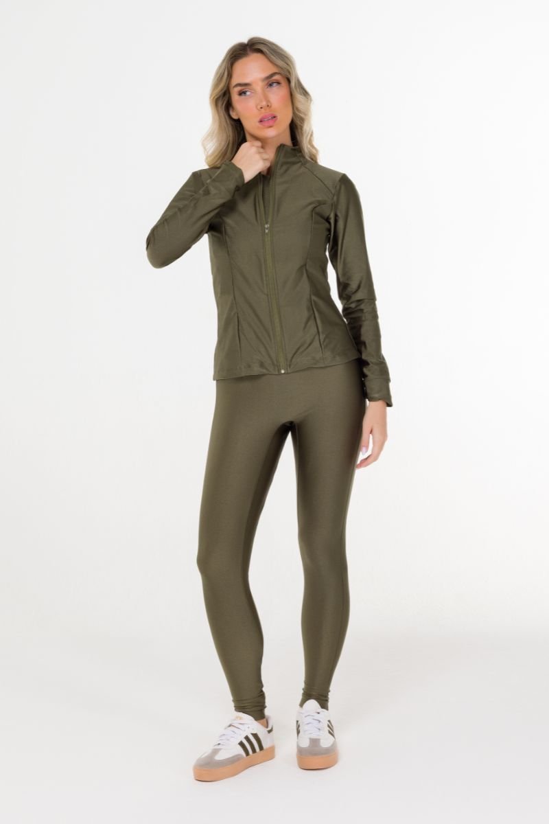 JAQUETA AJUSTADA ALTA ELASTICIDADE Major