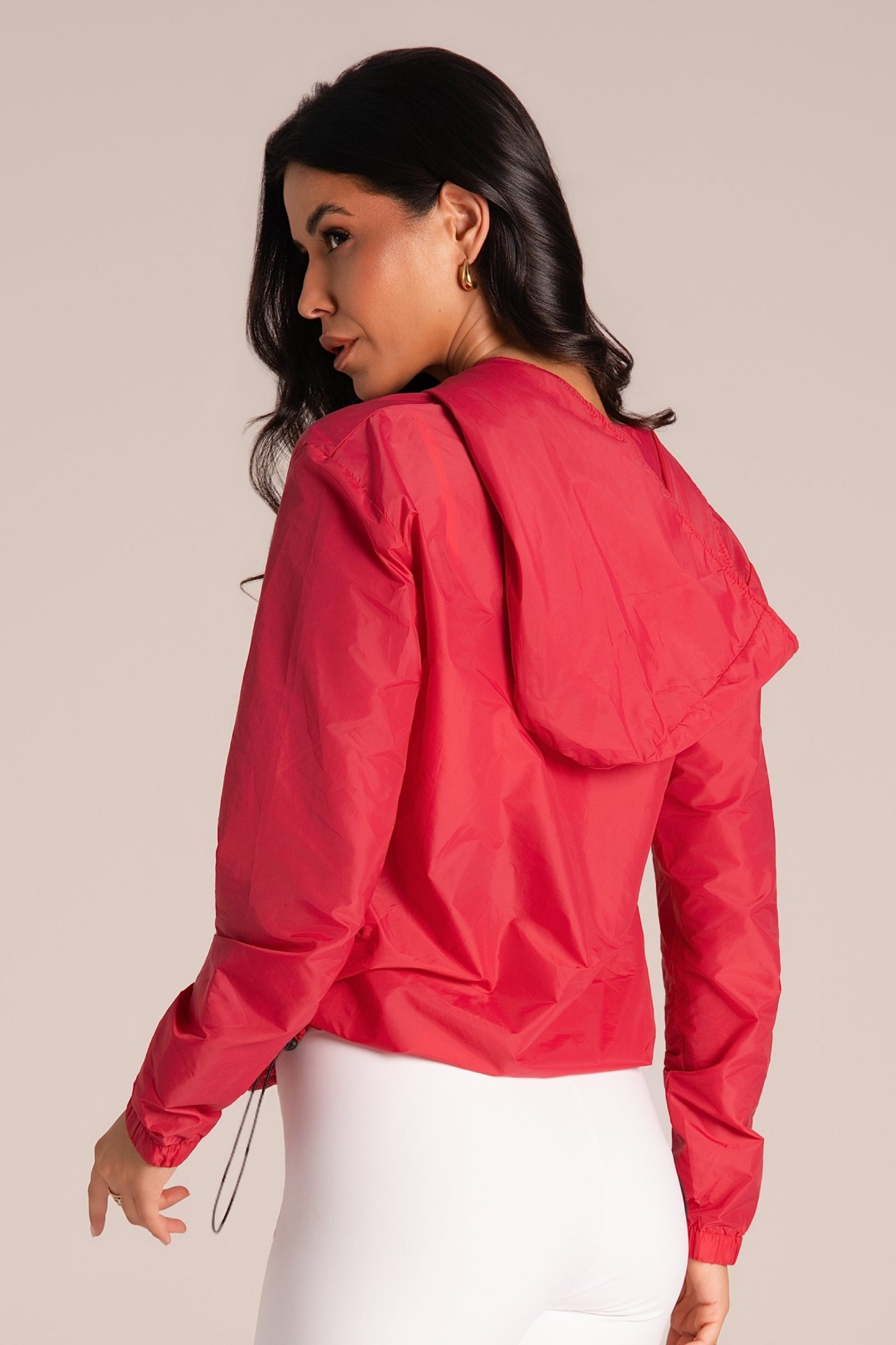 Jaqueta Corta Vento Feminino - Active Fitness Scarlet