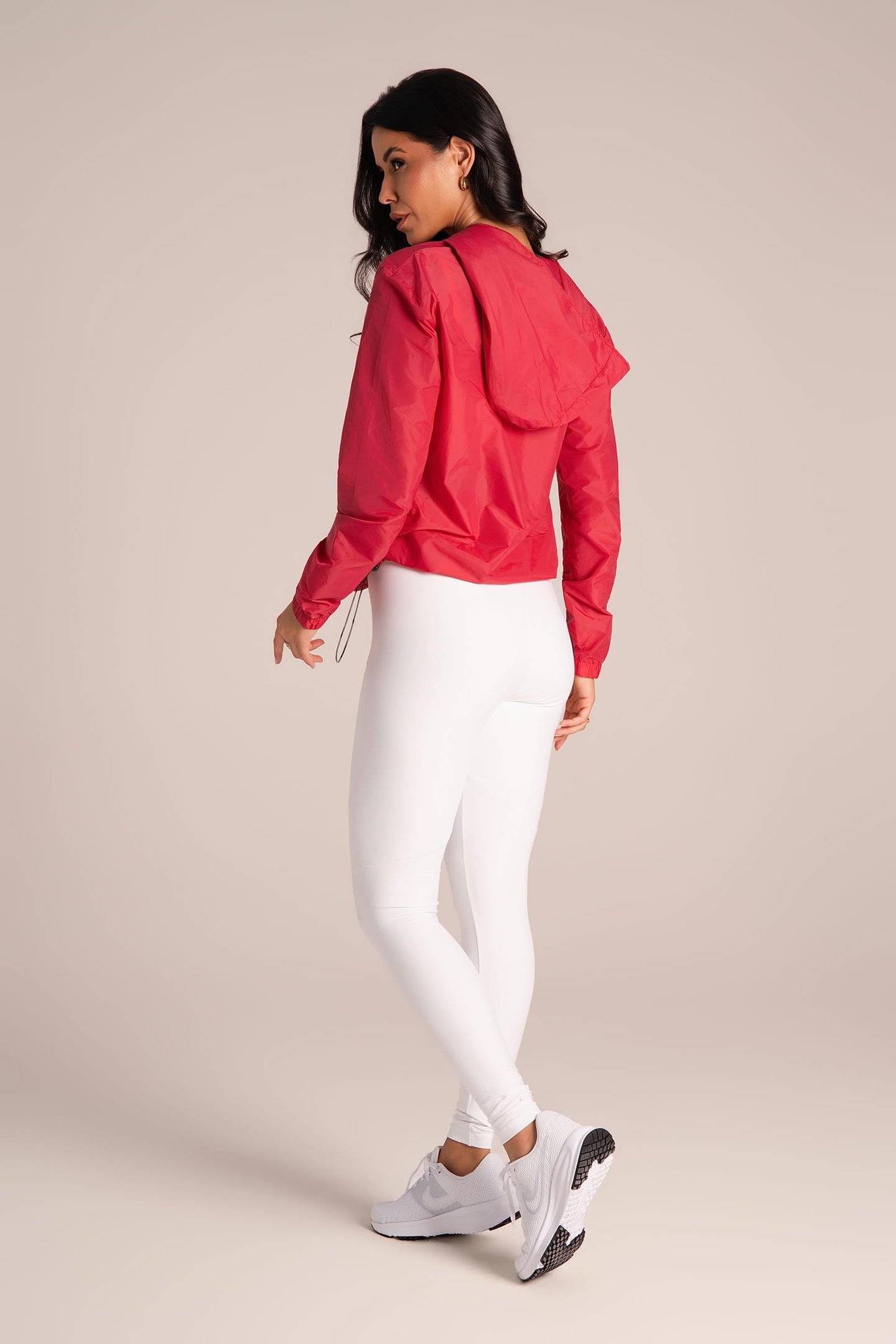 Jaqueta Corta Vento Feminino - Active Fitness Scarlet