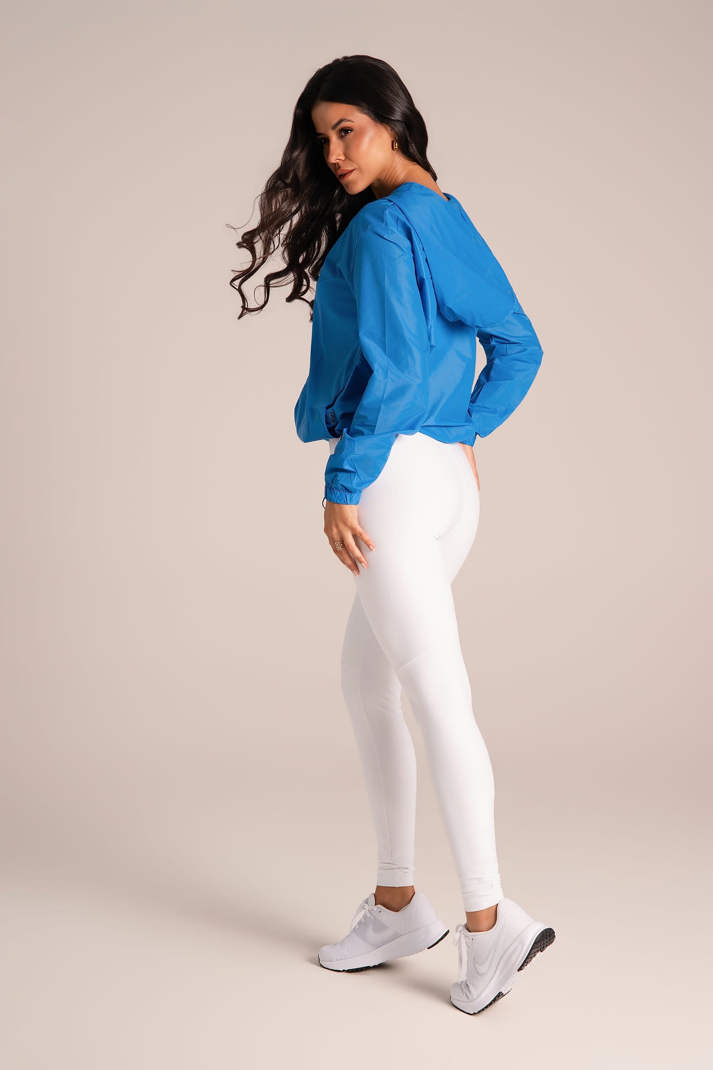 Jaqueta Corta Vento Feminino - Active Fitness Azure