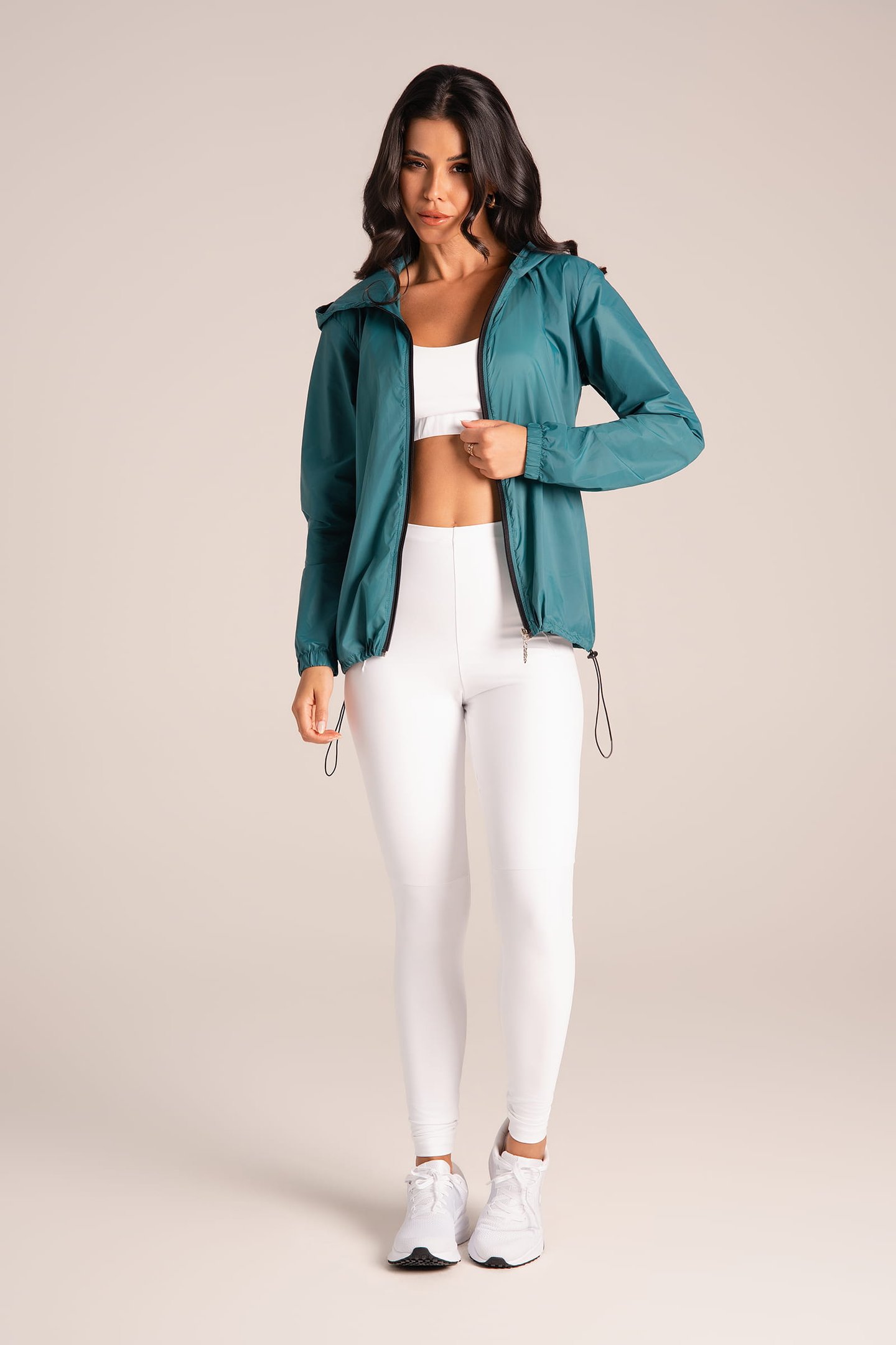 Jaqueta Corta Vento Feminino - Active Fitness Verde