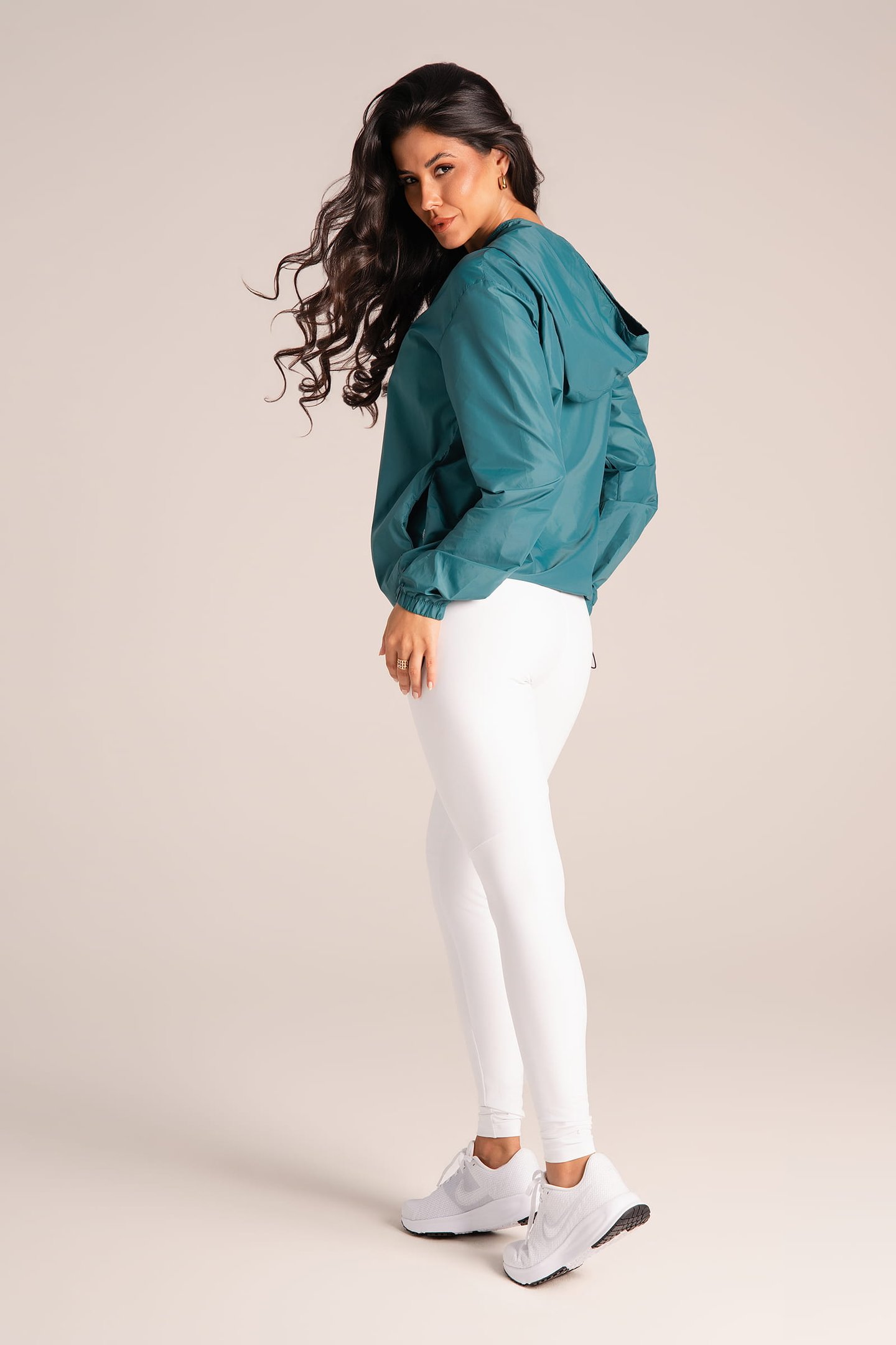 Jaqueta Corta Vento Feminino - Active Fitness Verde