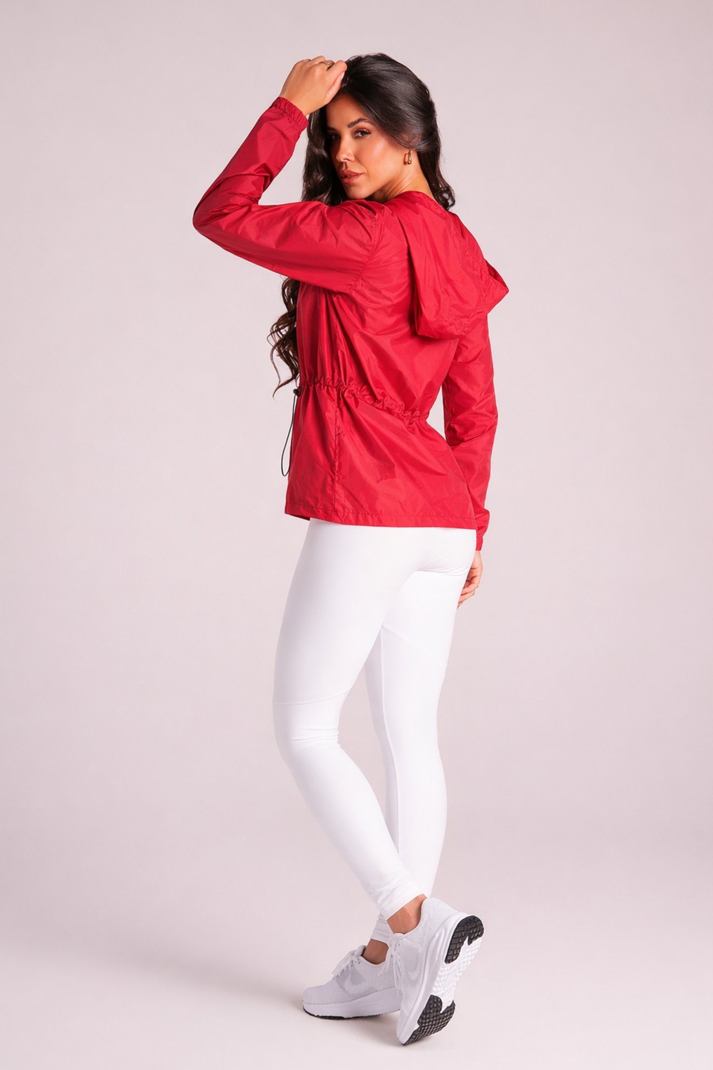 Corta Vento Fitness Alongado - Active Fitness Scarlet