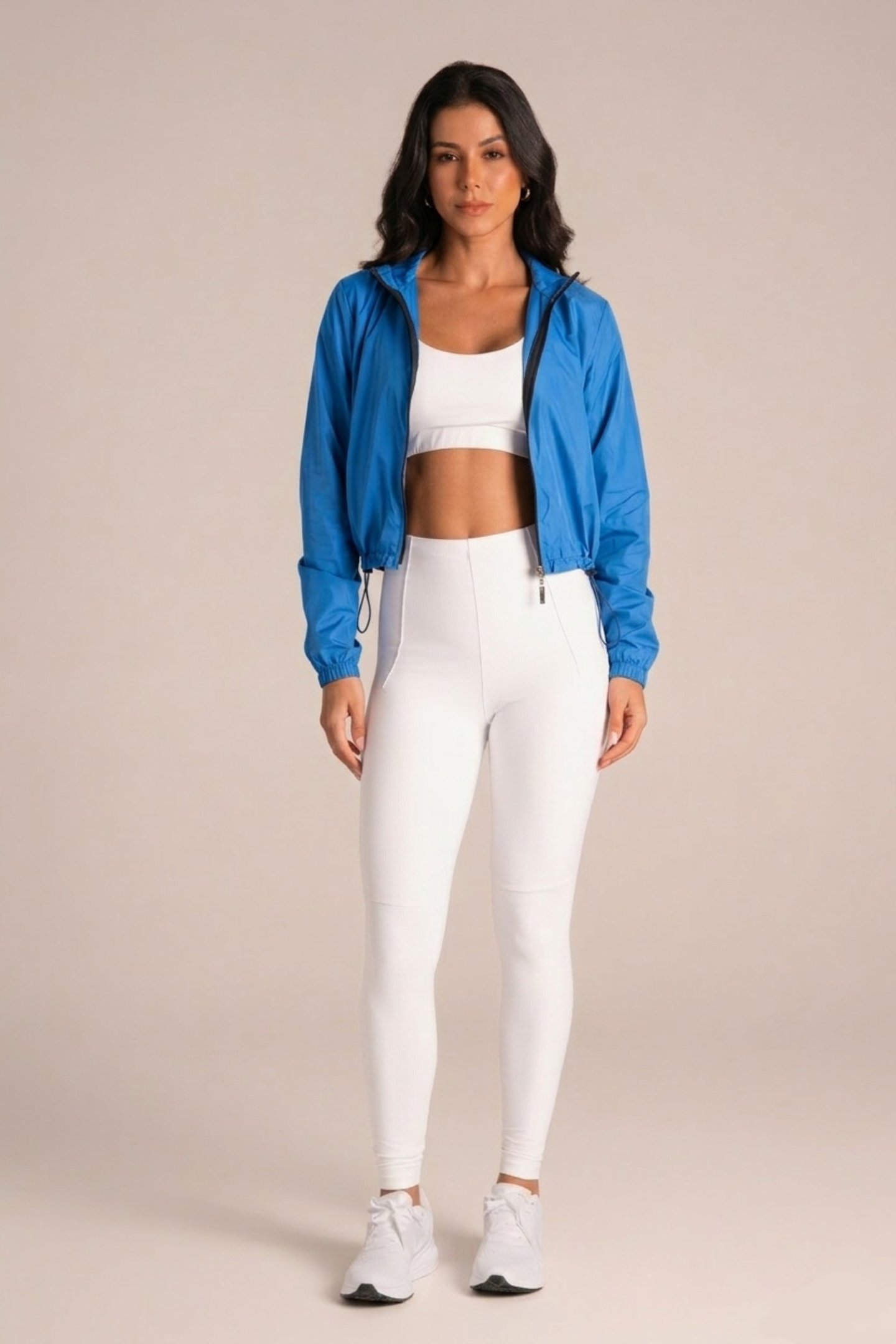Jaqueta Corta Vento Feminina - Active Fitness Azure