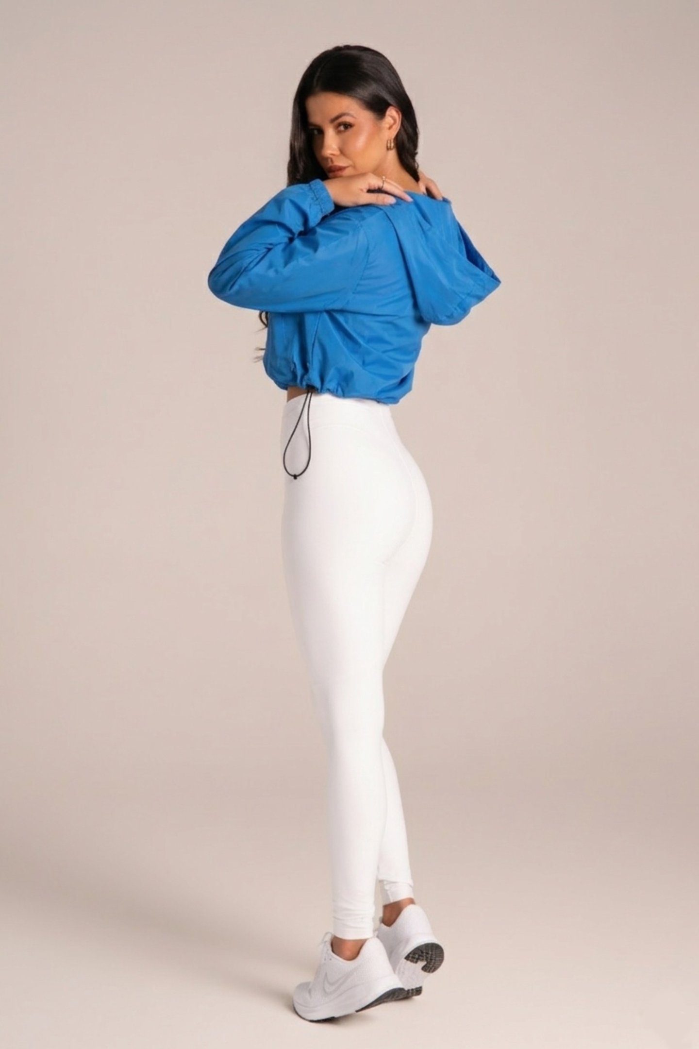 Jaqueta Corta Vento Feminina - Active Fitness Azure