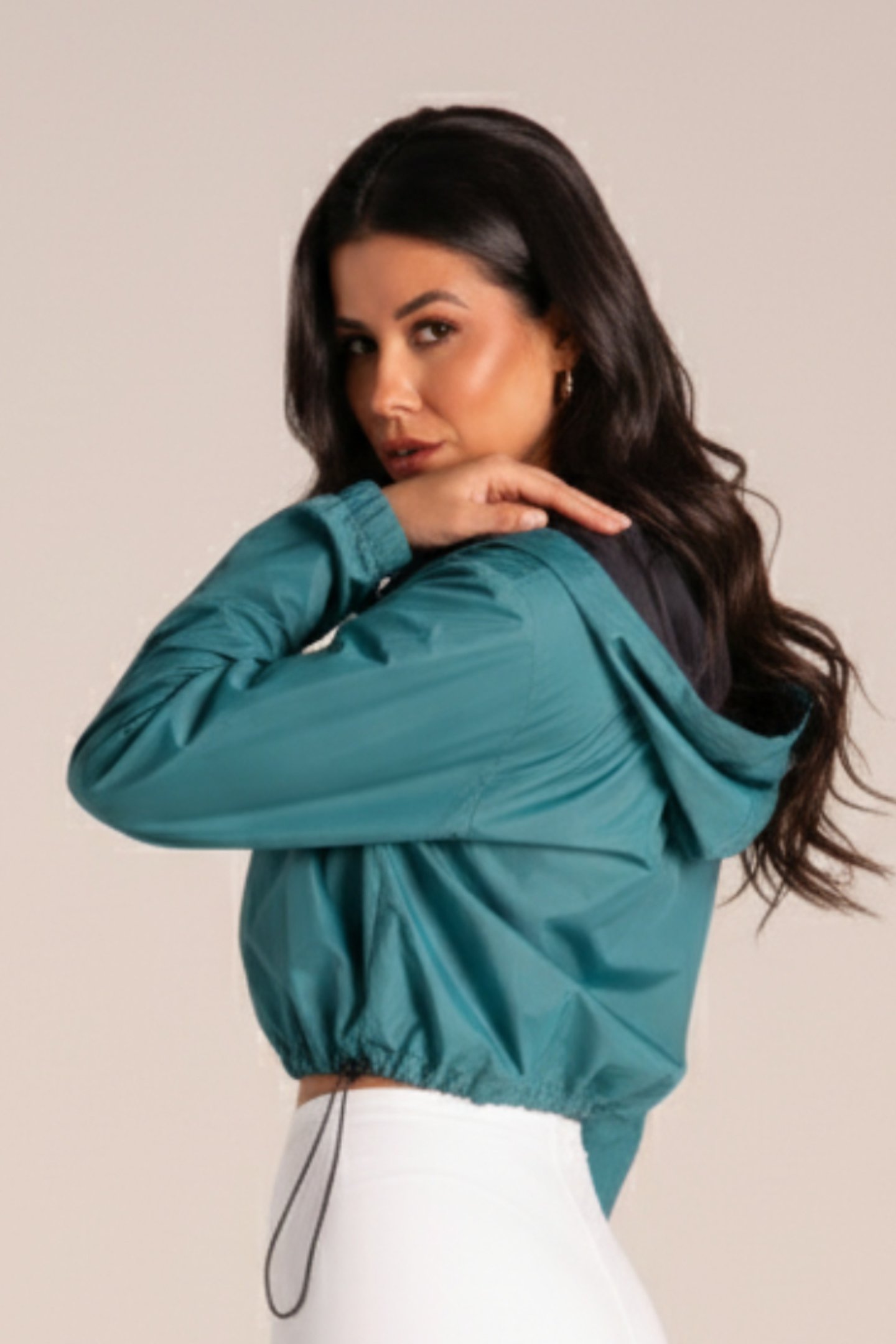 Jaqueta Corta Vento Feminina - Active Fitness Verde