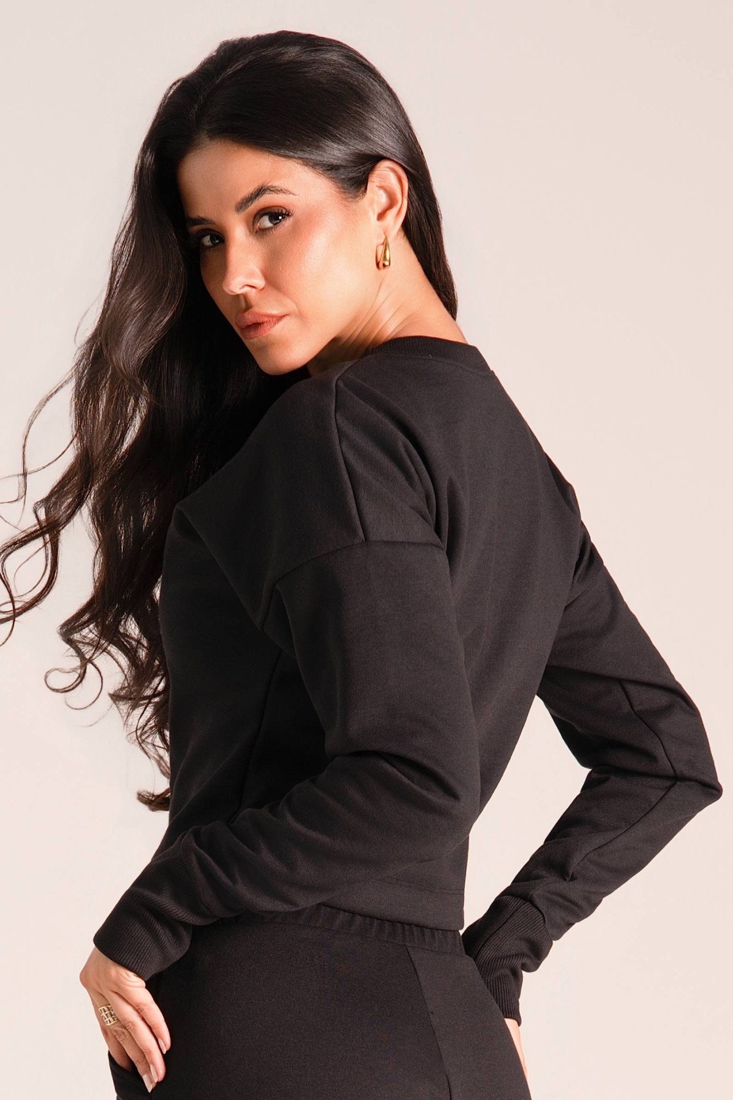 Moletom Iconic Soft - Moletom Premium Corte Moderno Preto