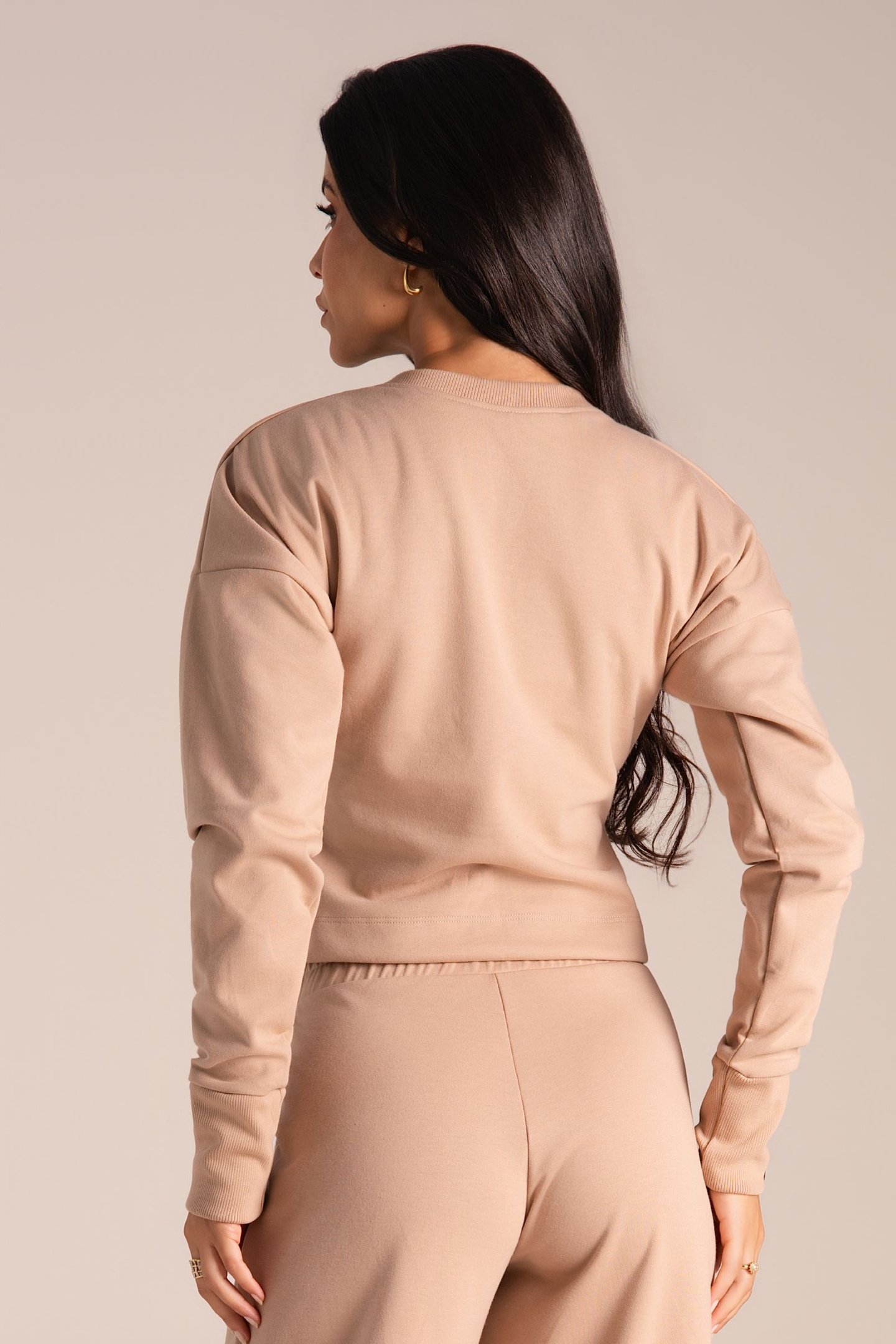Moletom Iconic Soft - Moletom Premium Corte Moderno Areia No