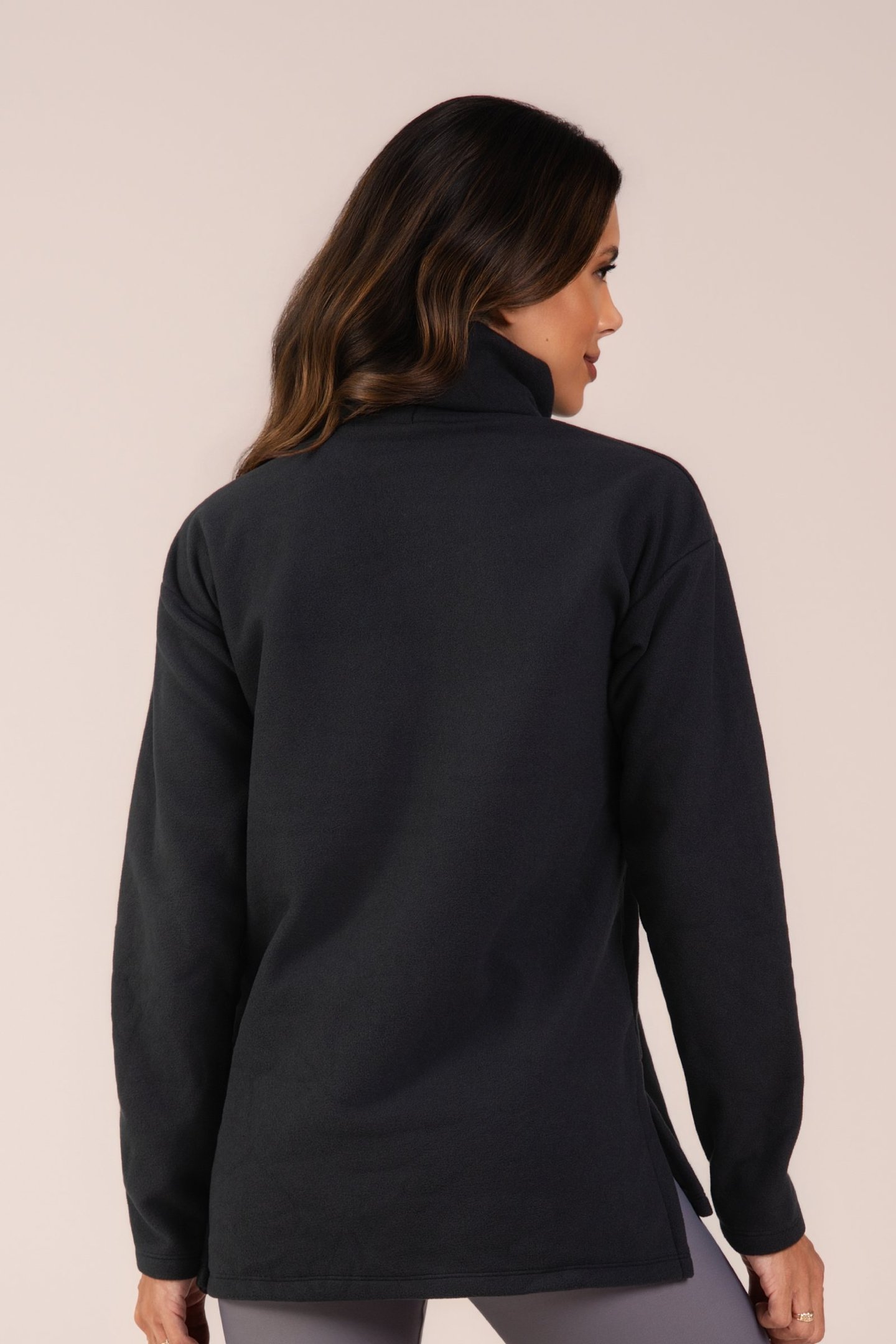 Blusa Fleece Thermo Feminina Warm Touch Preto