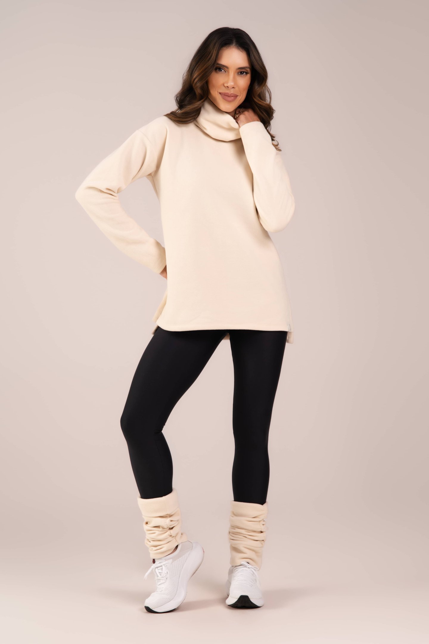 Blusa Fleece Thermo Feminina Warm Touch Floco De Aveia