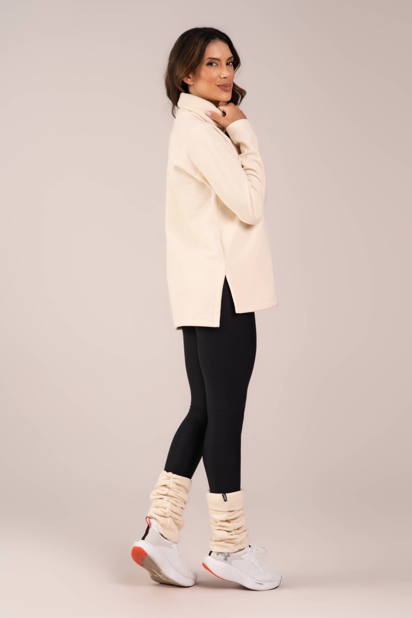 Blusa Fleece Thermo Feminina Warm Touch Floco De Aveia