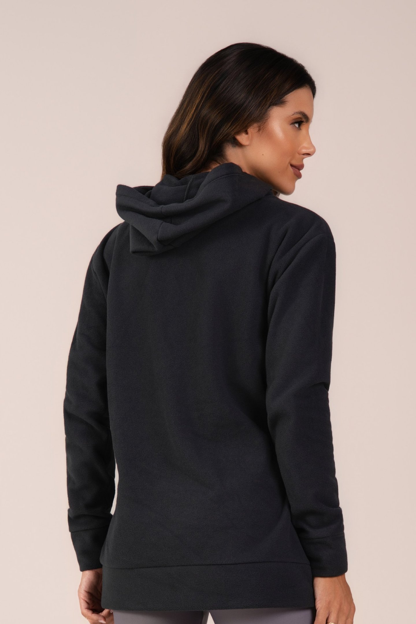 Blusão Fleece Thermo Feminina Urban Comfort Preto
