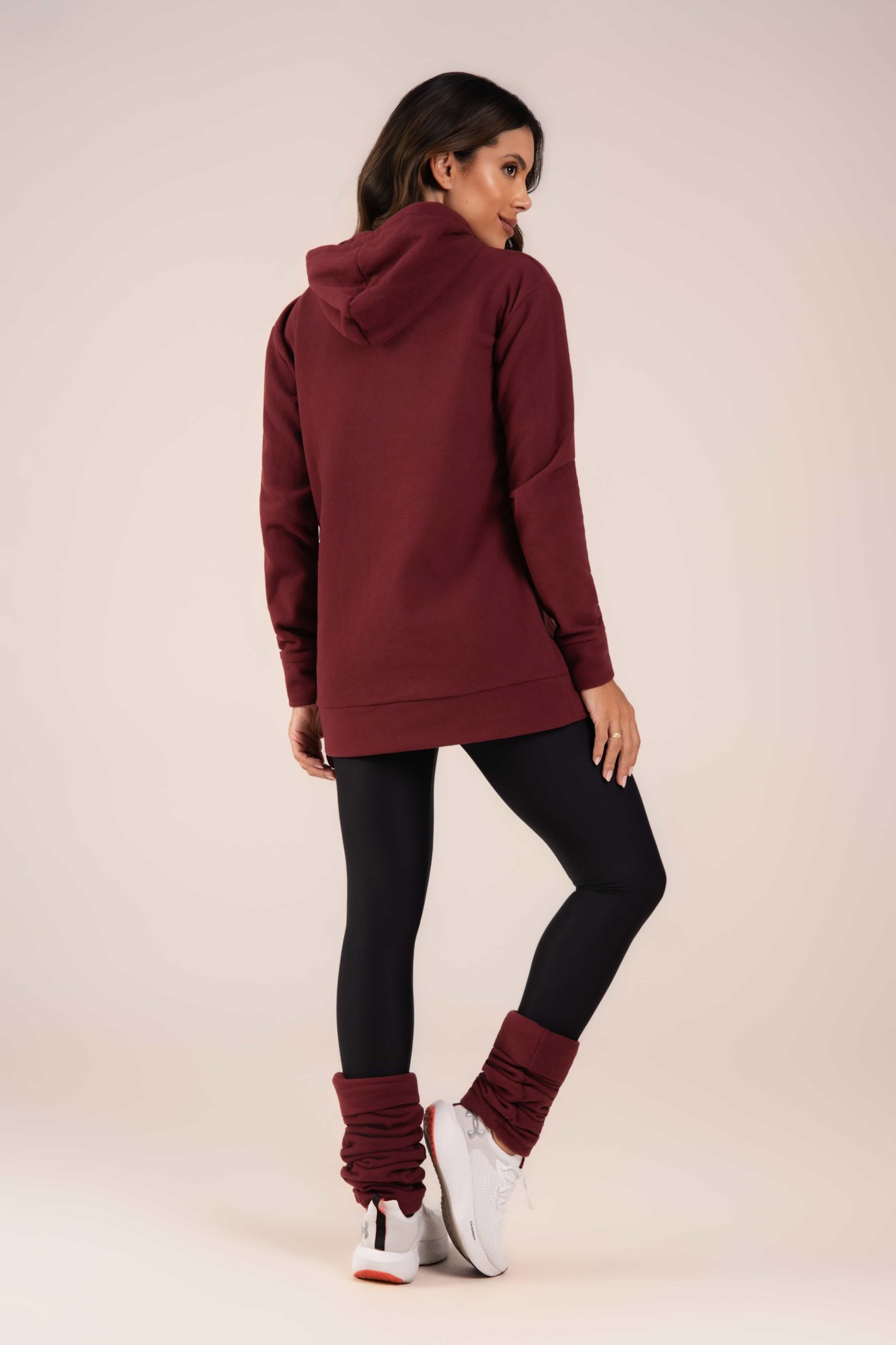 Blusão Fleece Thermo Feminina Urban Comfort Vinho Imperial