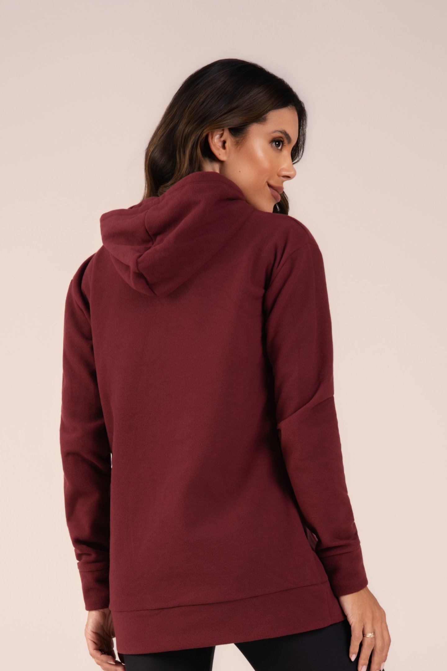 Blusão Fleece Thermo Feminina Urban Comfort Vinho Imperial