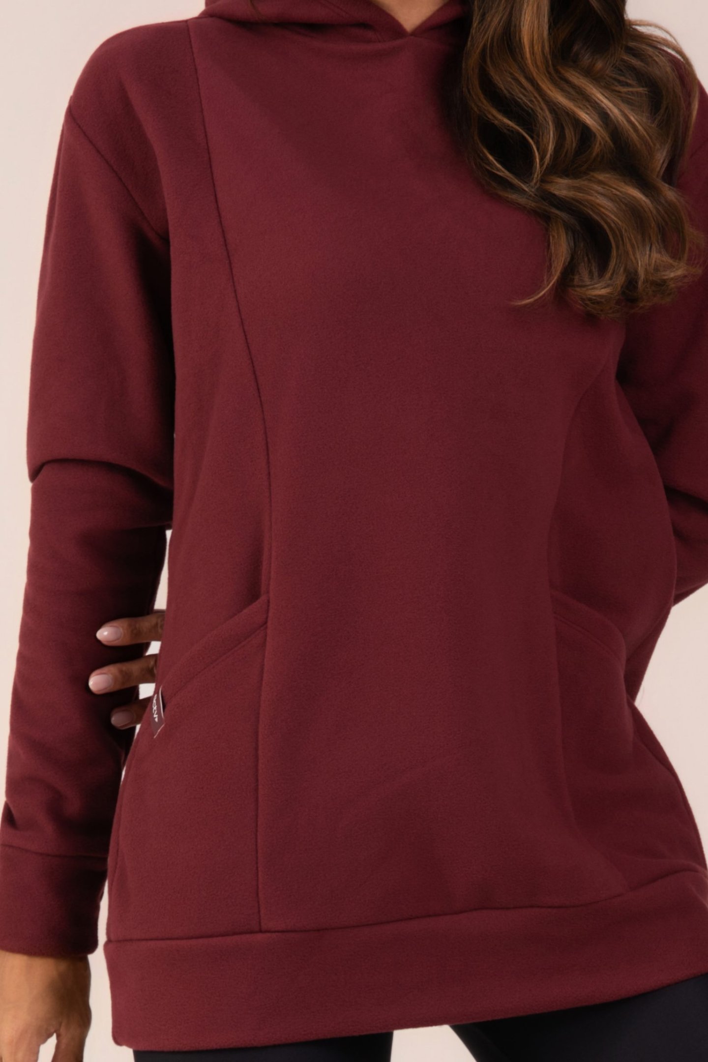 Blusão Fleece Thermo Feminina Urban Comfort Vinho Imperial