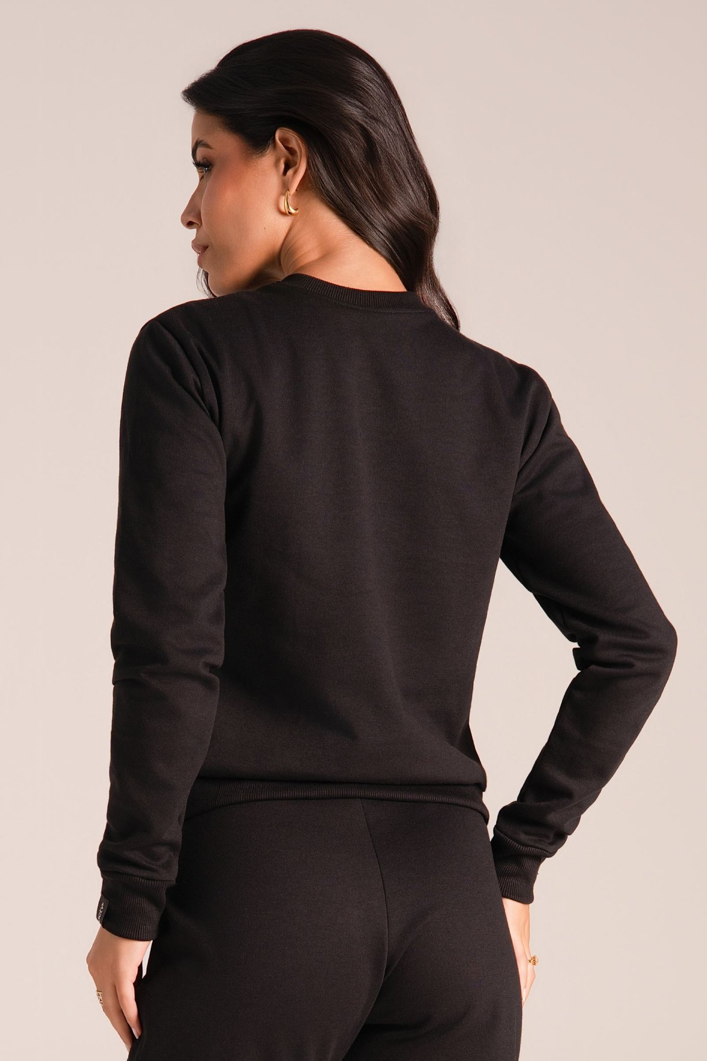 Moletinho Minimal Drop – Fechado Premium Slim Ajustado Preto