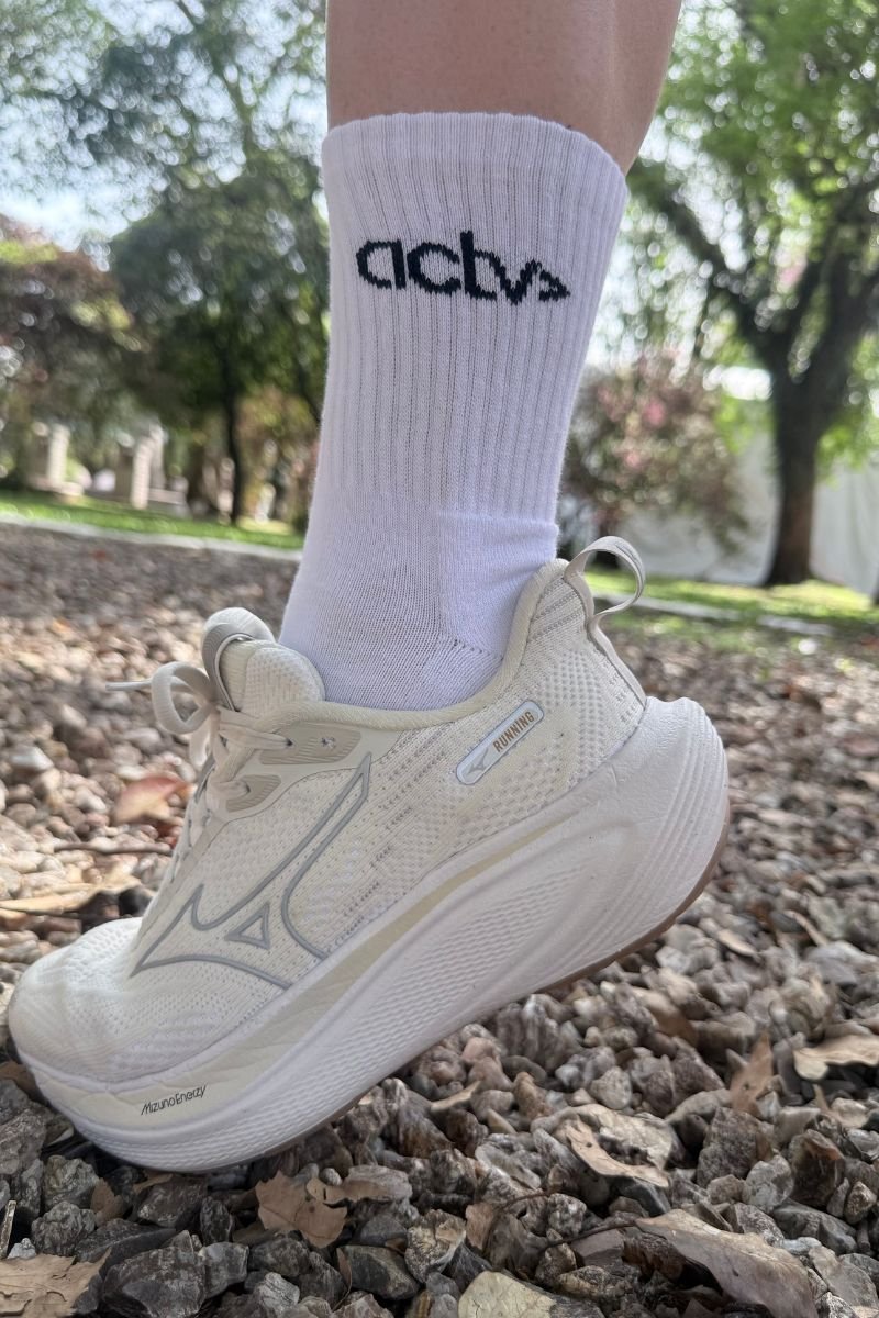 MEIA ACTIVE CANO ALTO 34/39 Branco/preto