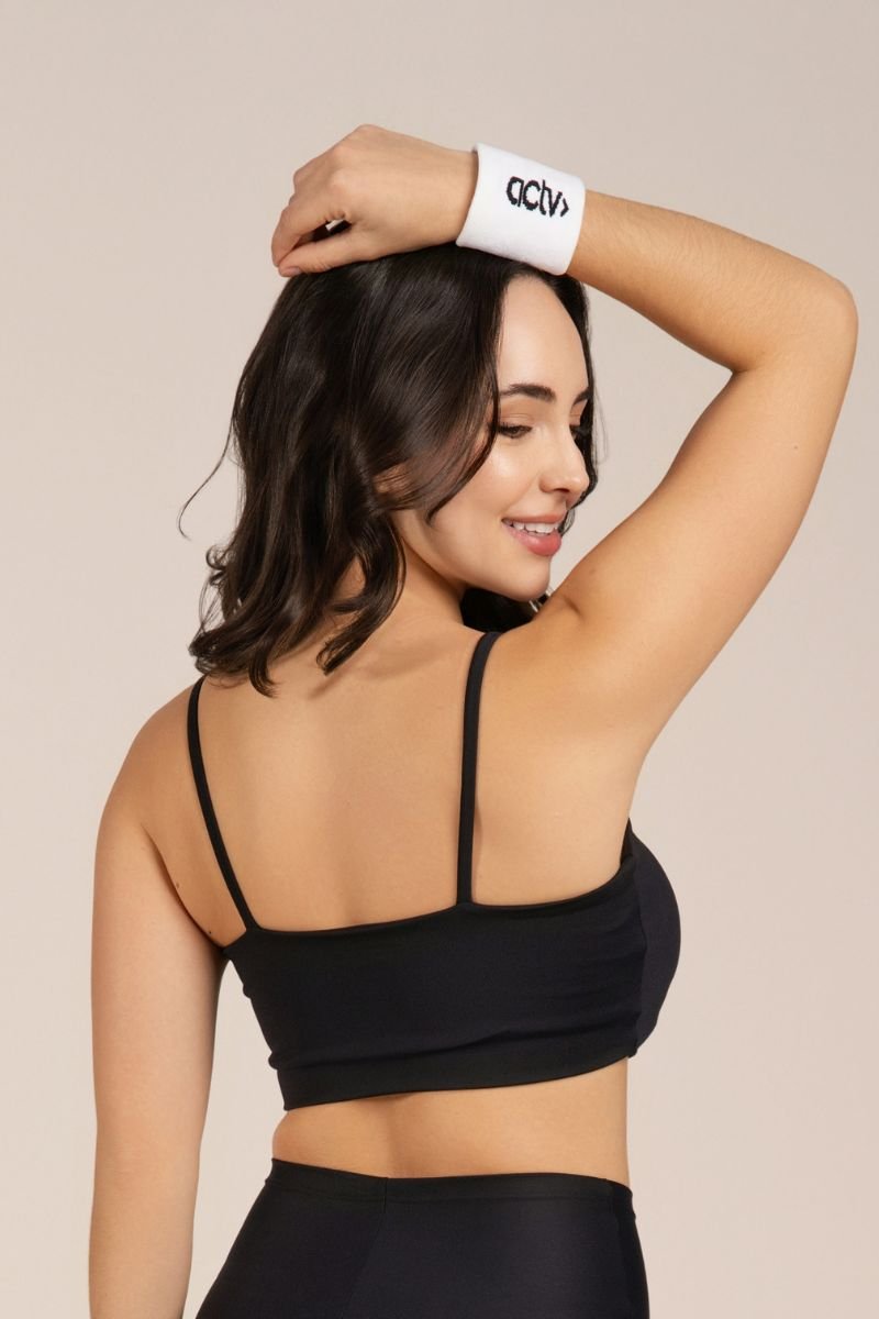 PAR DE MUNHEQUEIRA Branco/preto