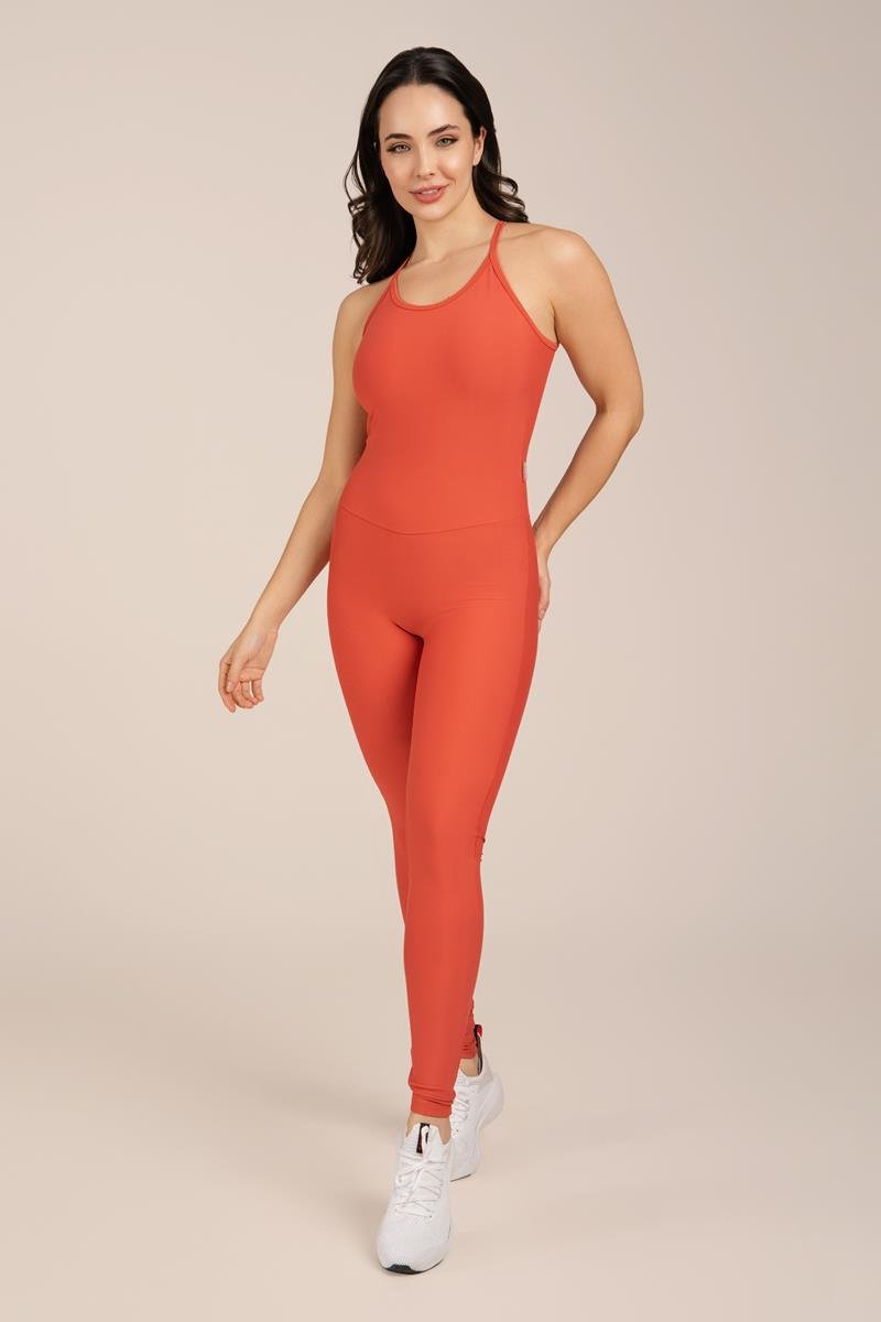 Macacão Modelle Alças Cruzadas Paprica