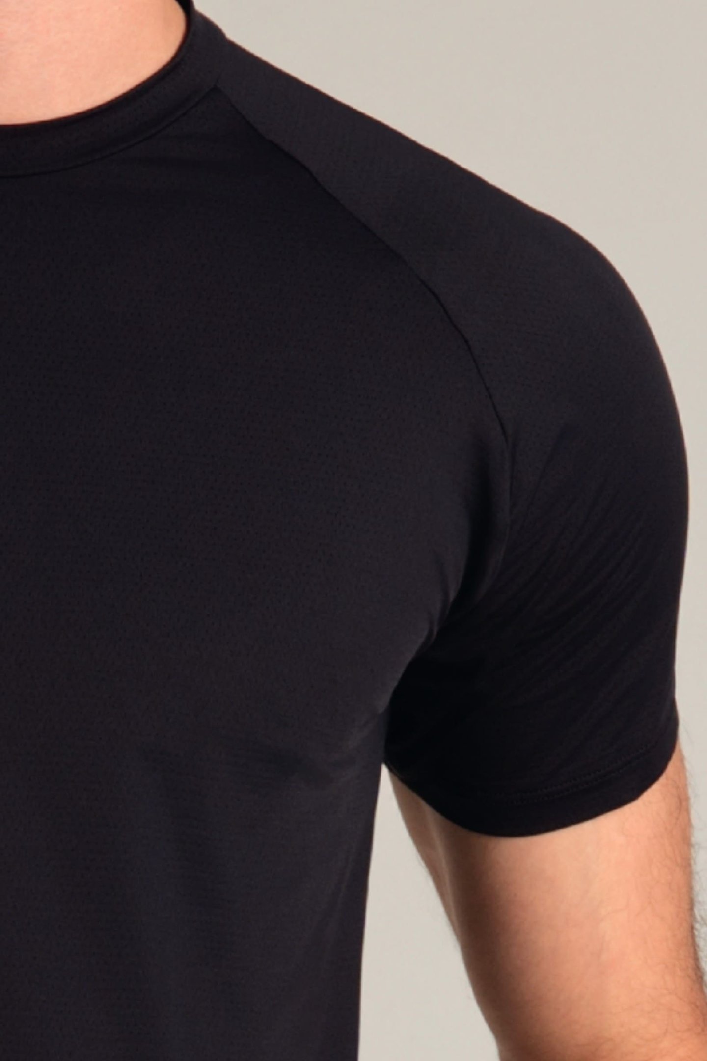 Camiseta Dry Fit Masculina Poliamida Preto