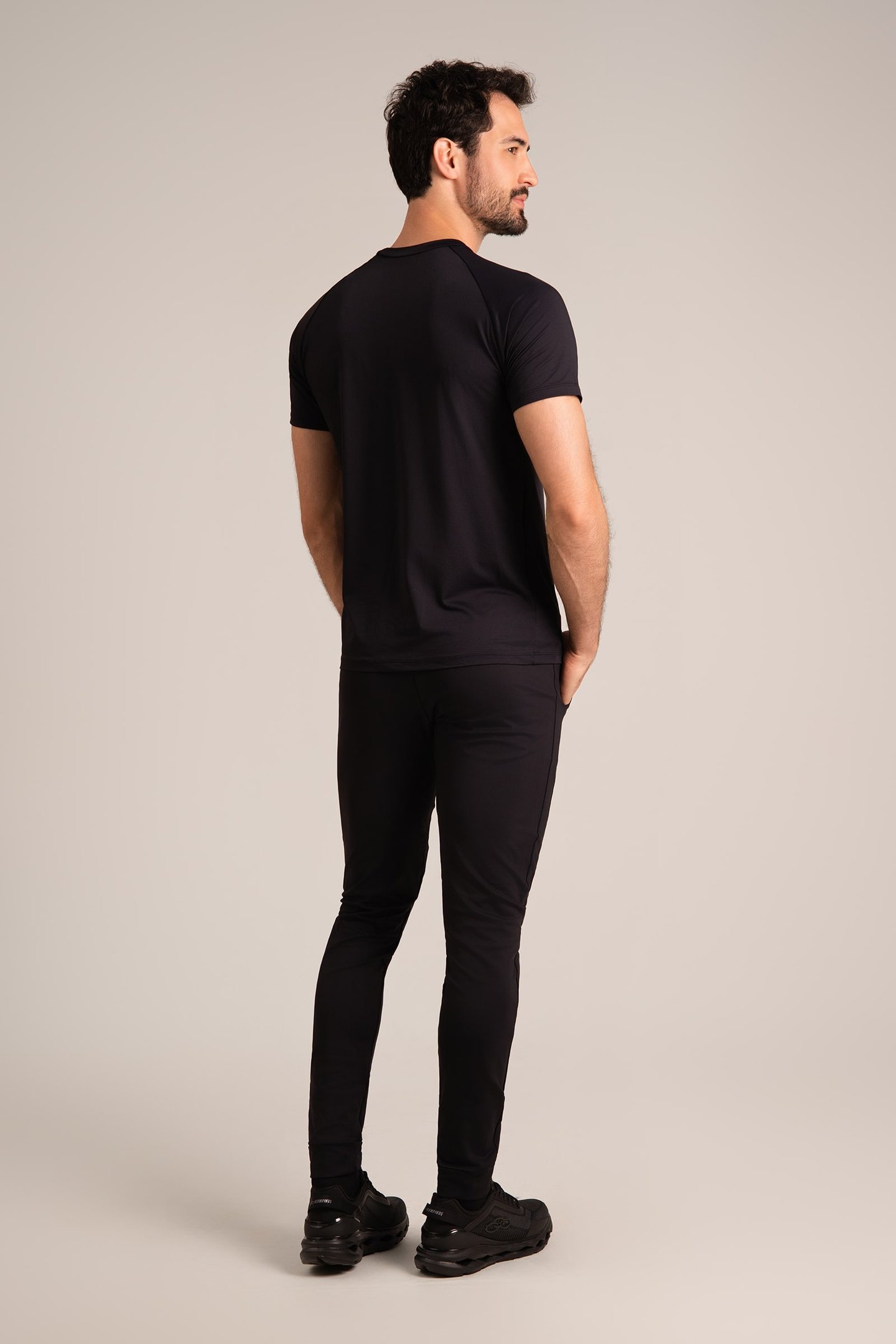 Camiseta Dry Fit Masculina Poliamida Preto