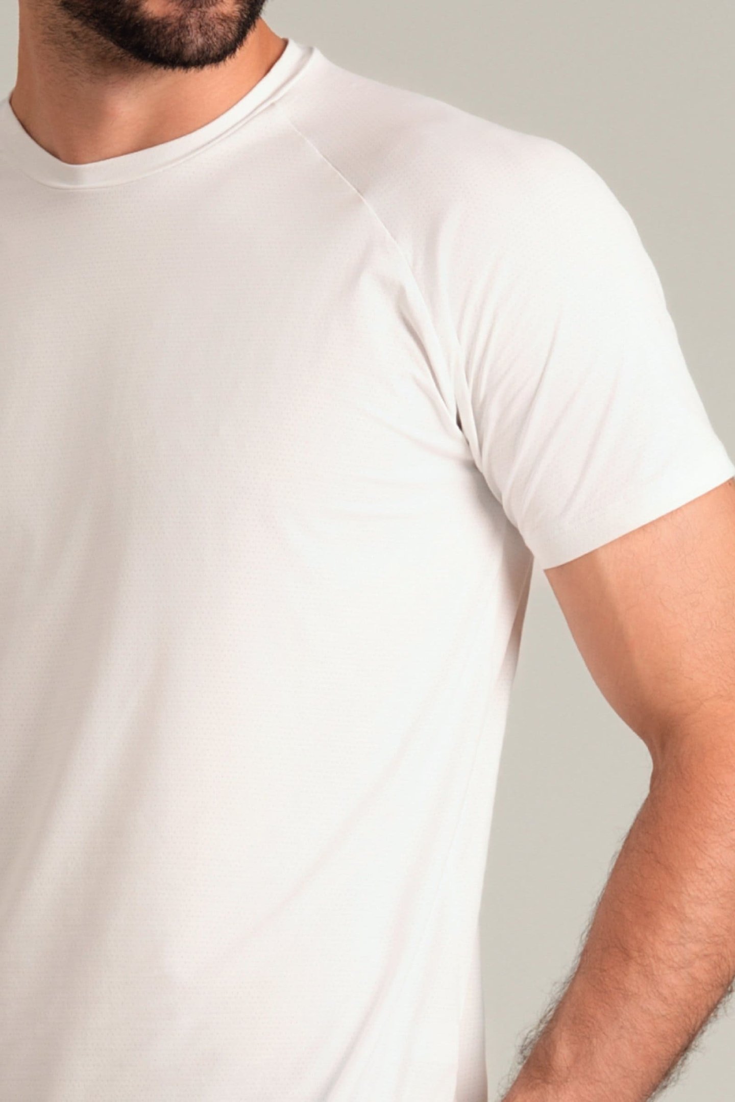 Camiseta Dry Fit Masculina Poliamida Branco